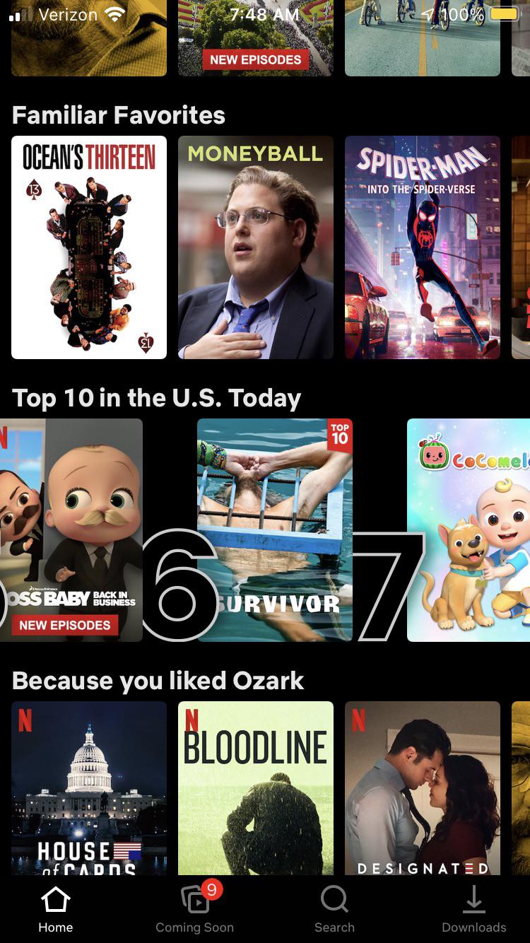 Survivor made the top 10 shows on Netflix today!!! r/survivor