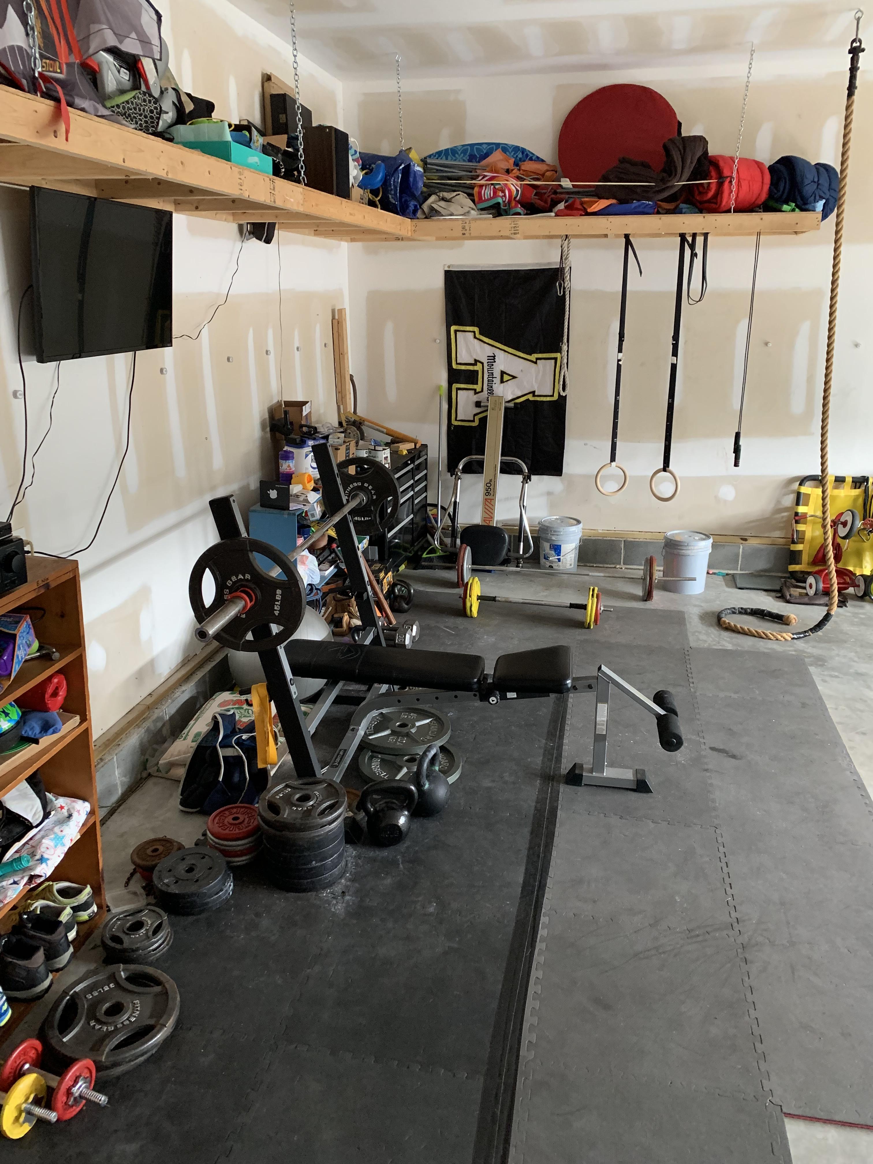 My work in progress home gym! r/homegym