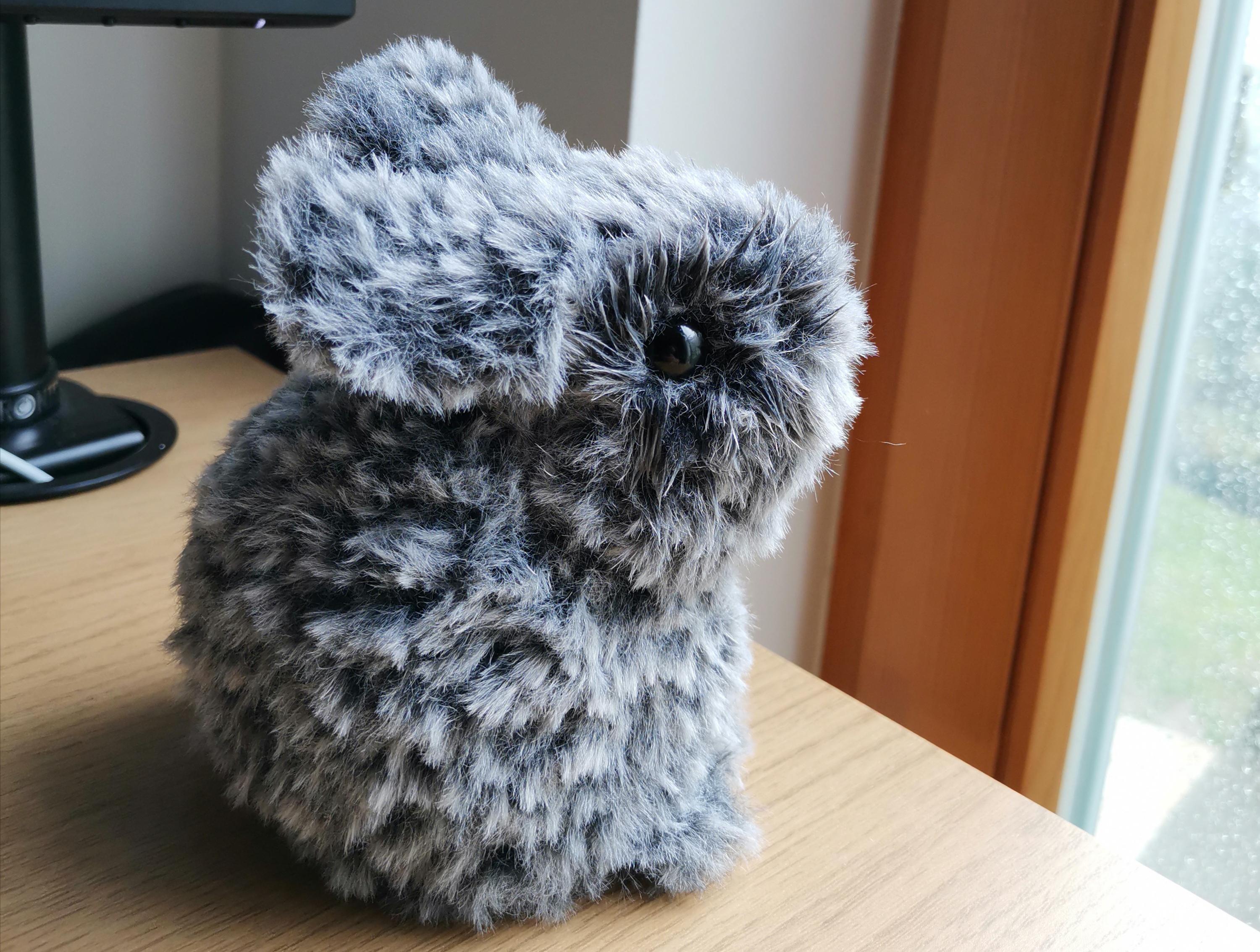 My first attempt with faux fur yarn! r/crochet