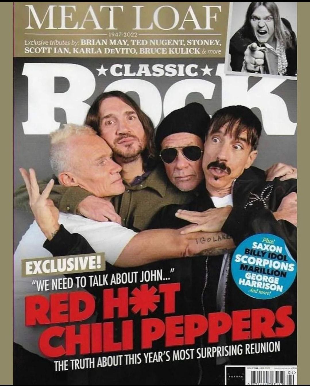Classic Rock Magazine r/RedHotChiliPeppers