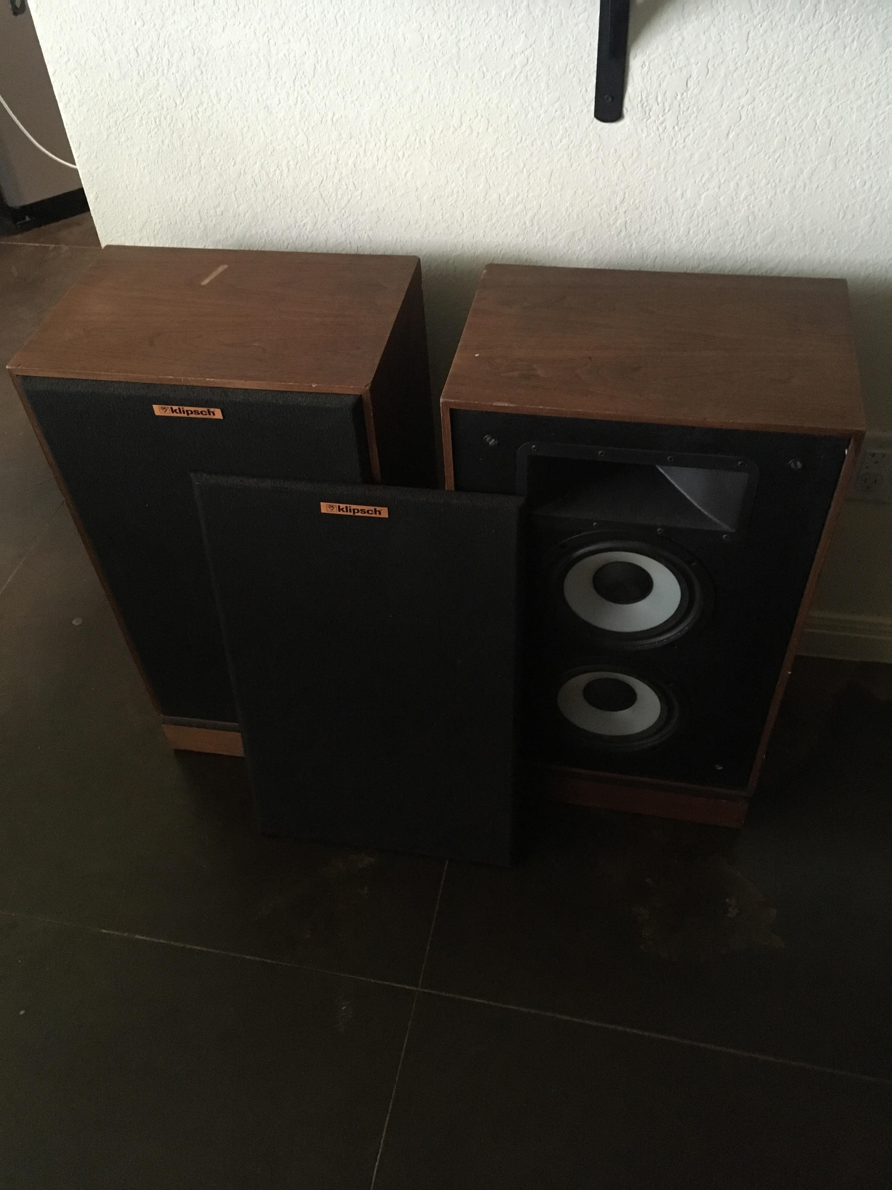 Scored a good deal on some klipsch kg4 speakers. r/BudgetAudiophile