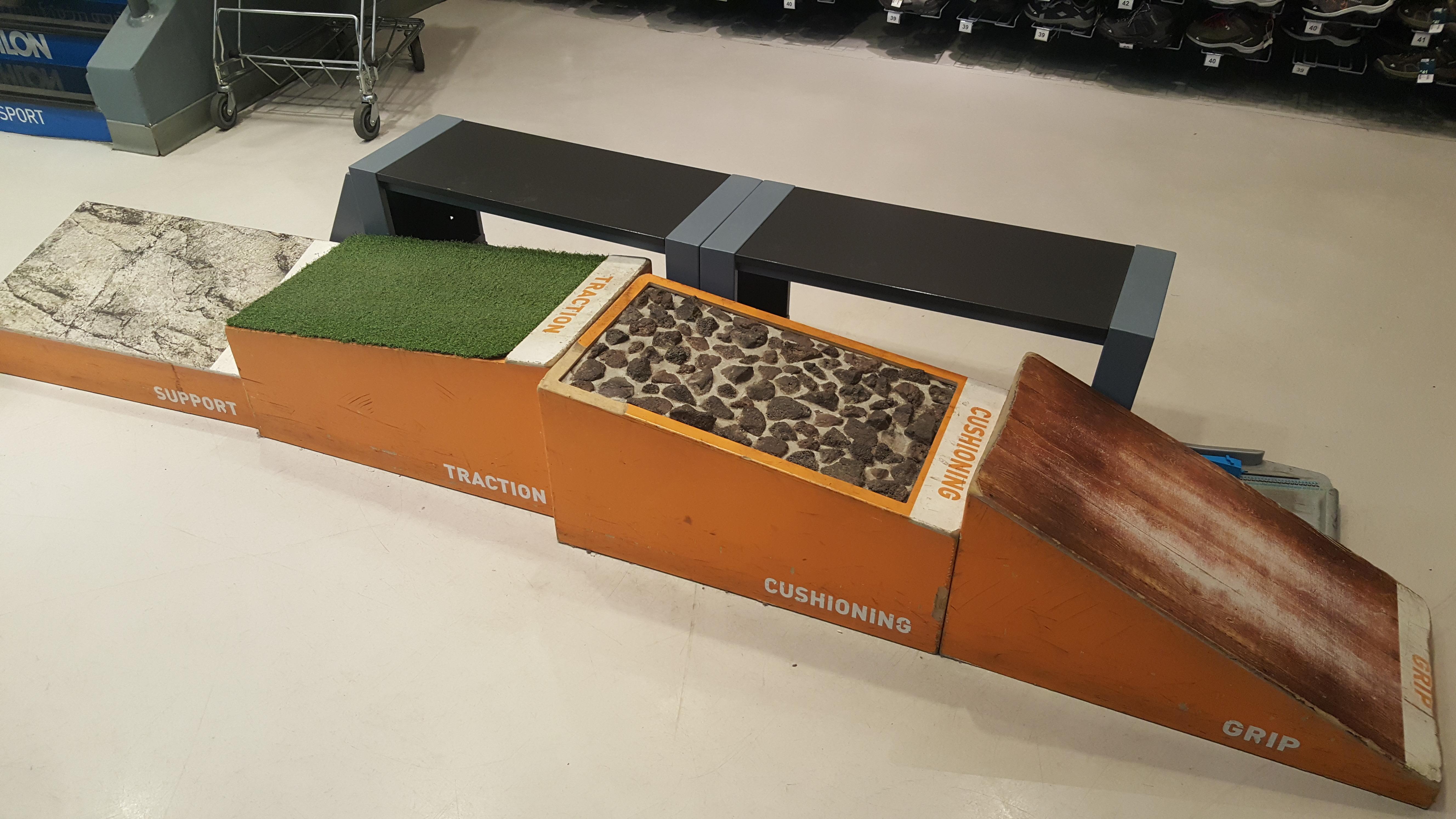 This store in Kuwait has a testing area for shoes r/mildlyinteresting