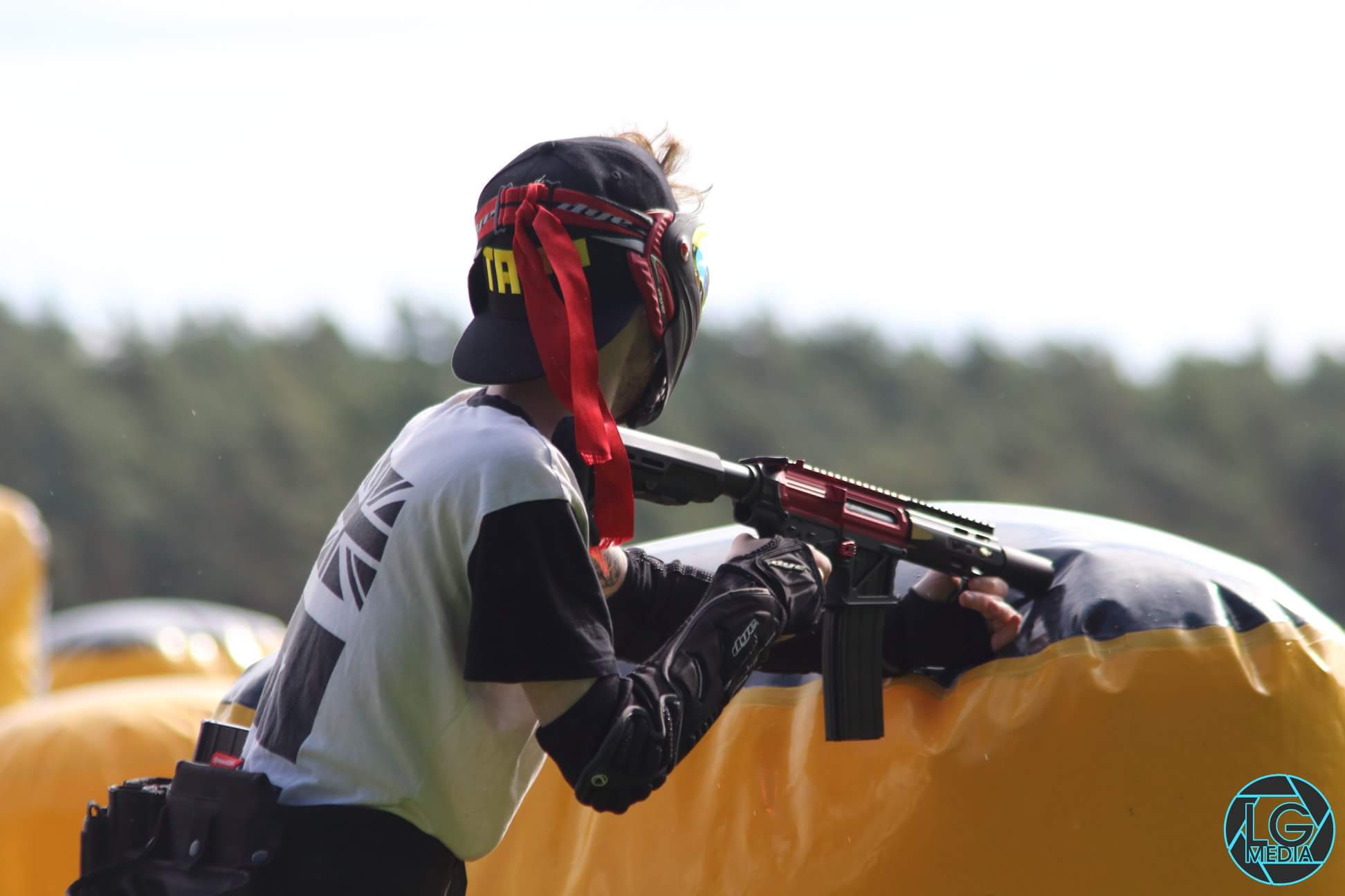 Played on a paintball field here in the UK (with airsoft guns). I know