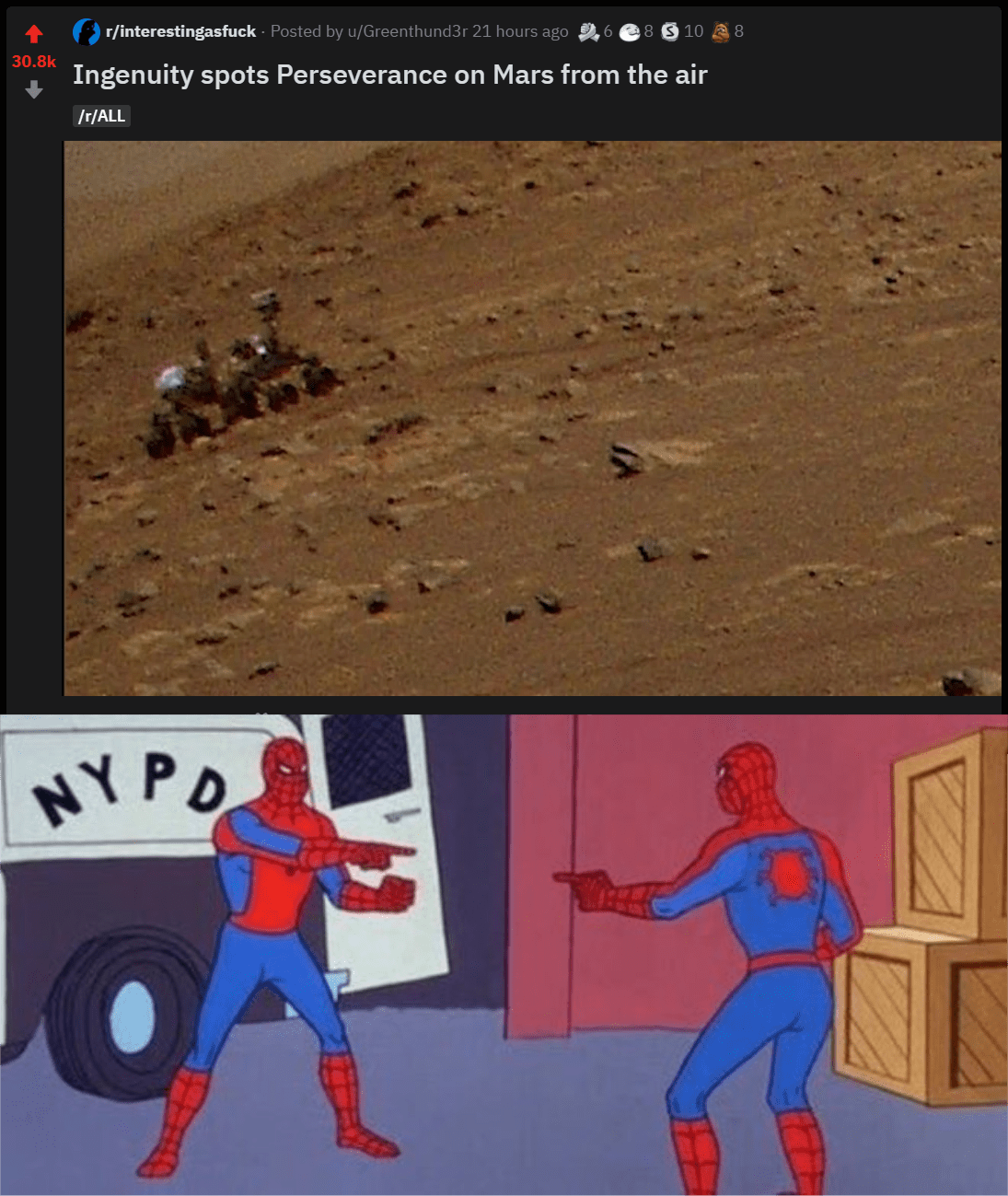 Mars Rover meme go brr r/memes