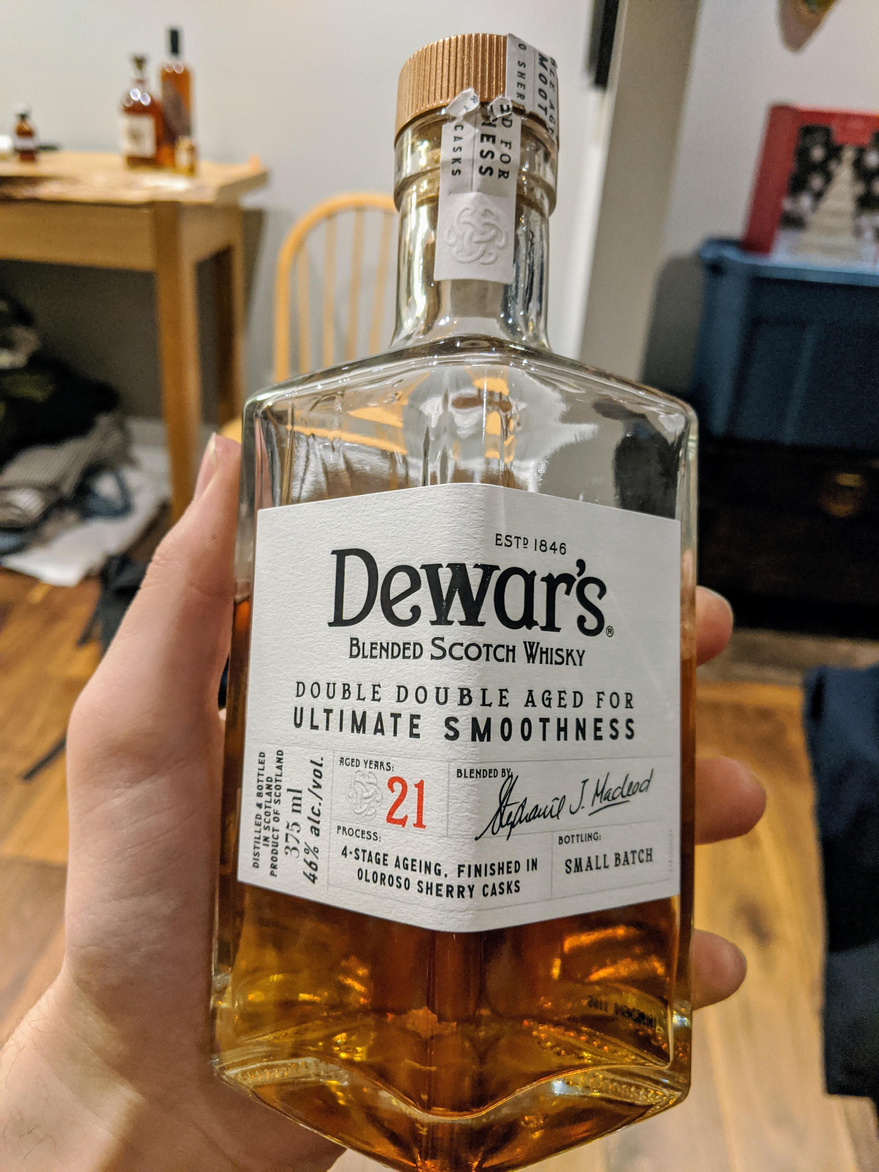Review 438 Dewar's 21 Double Double r/Scotch