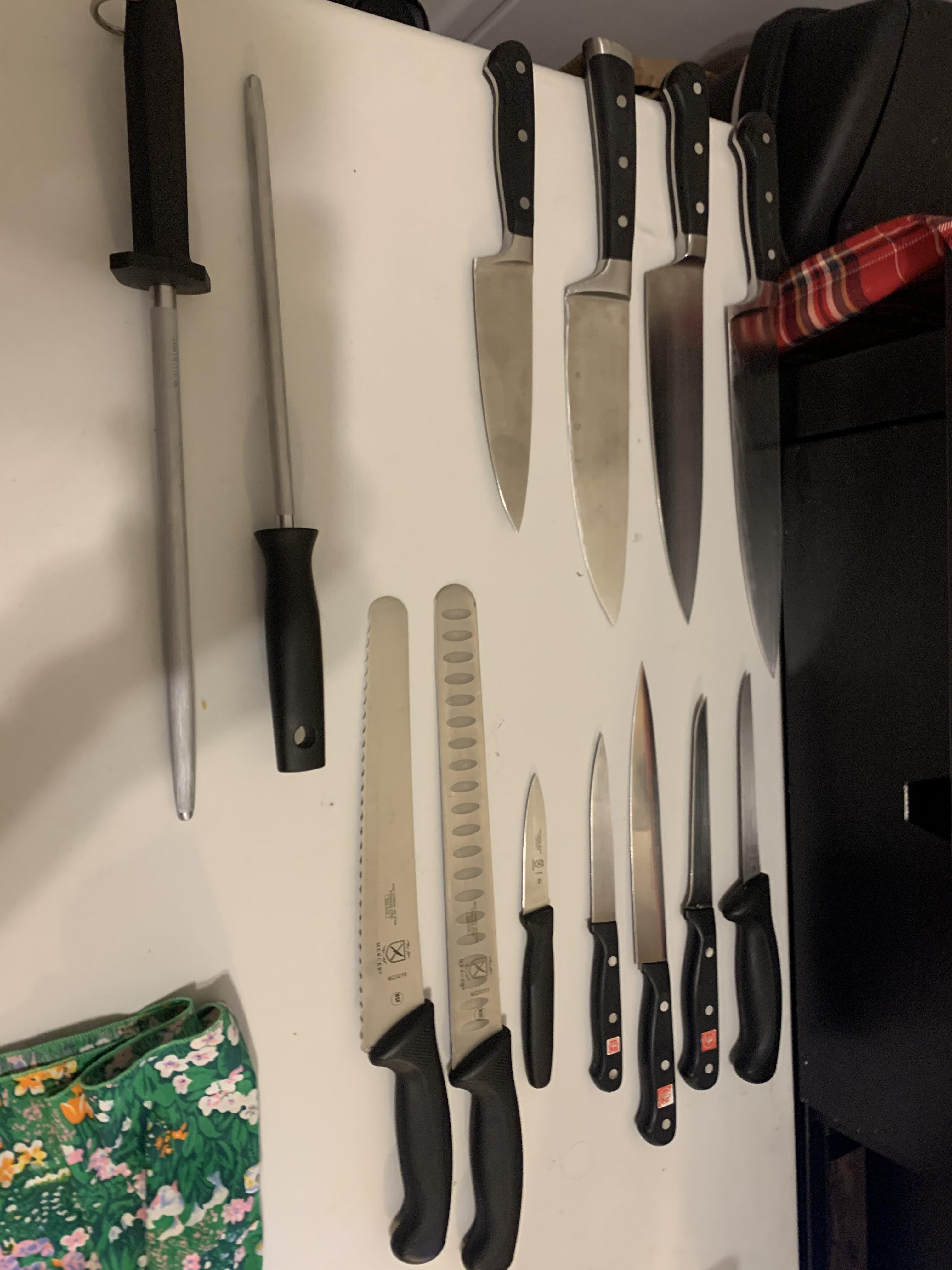 Was going to sharpen some of my knives while I'm in Quarantine and