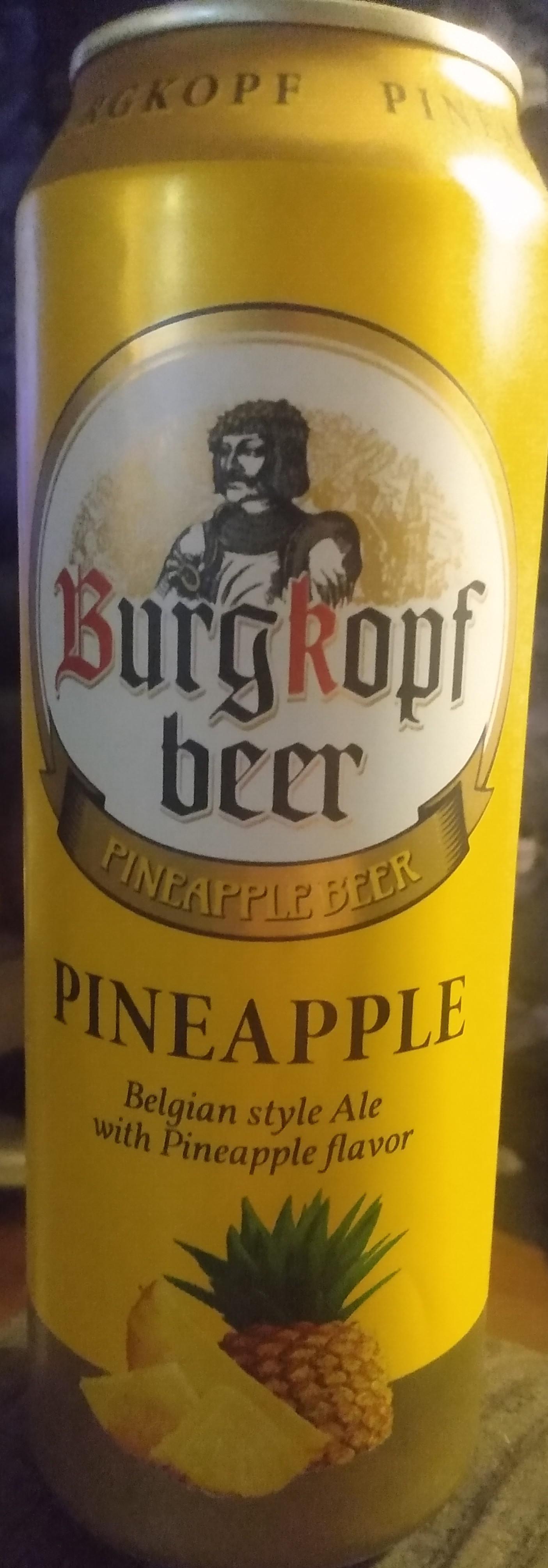 Probably the most incredible beer I've had in years! It tastes just like pineapple juice! r