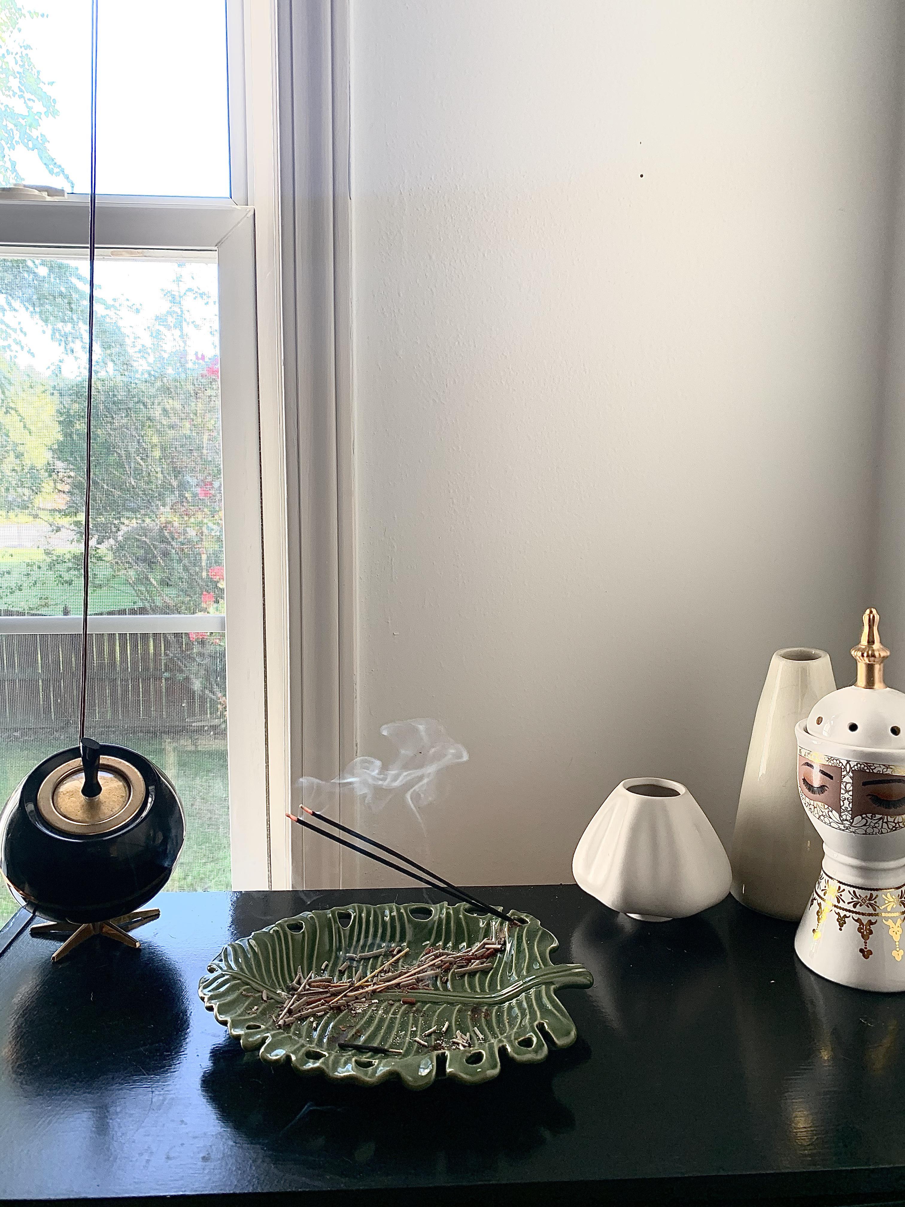 My incense nook. Burning Gonesh Flowering Cactus and loving it r/Incense