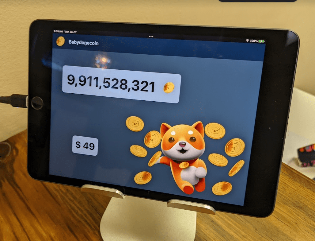 It's LIVE! Our OFFICE Baby Doge Charity Pool TICKER r/BabyDogeCoin