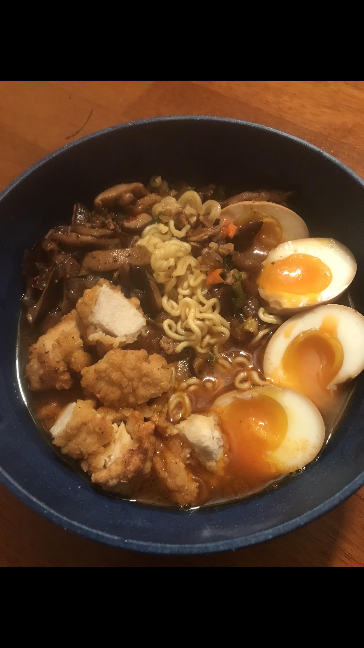Fancied up Shin Ramyun is my Sunday evening treat. ramen