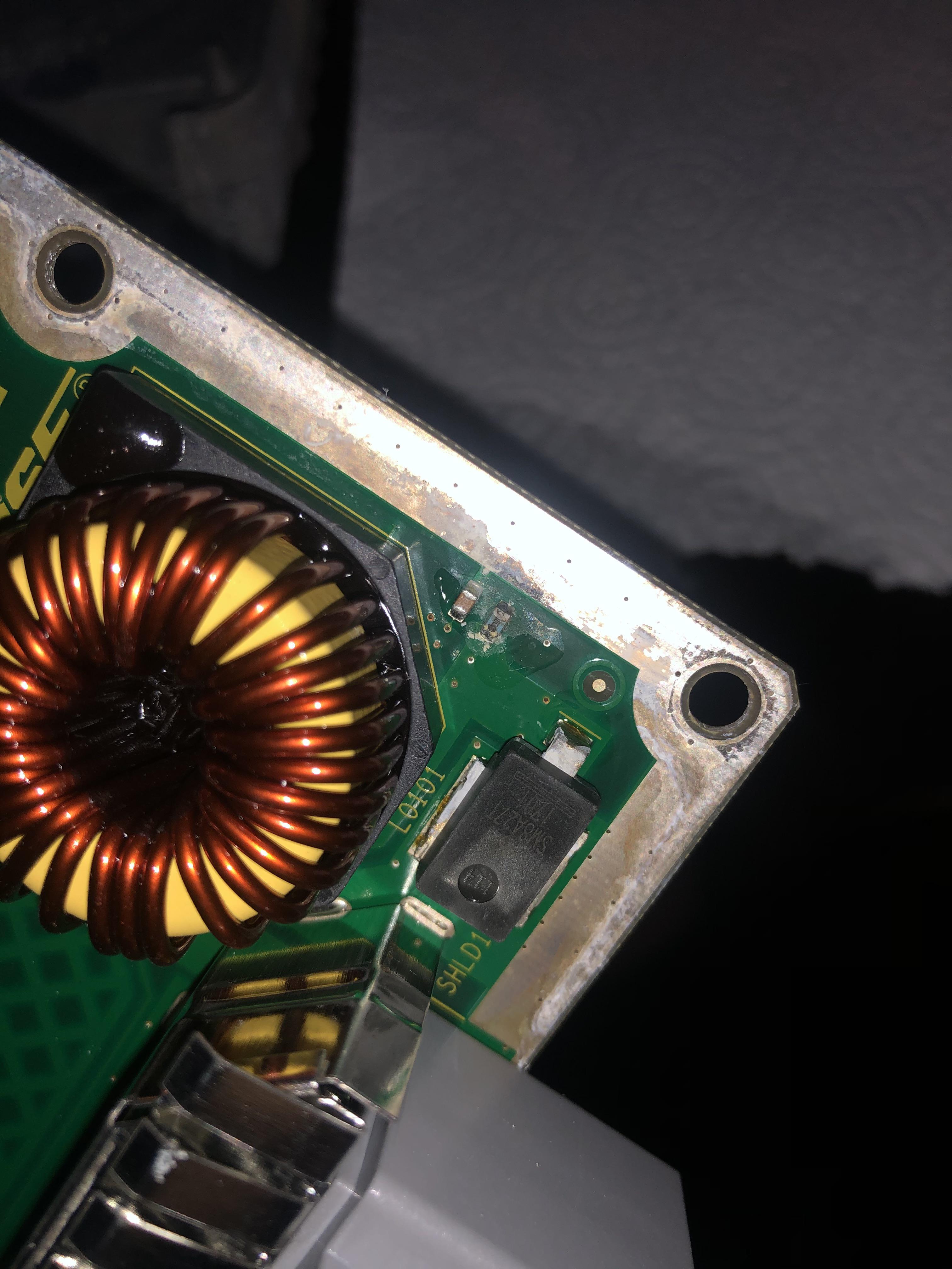 Car stopped producing audio checked amp and found this ceramic