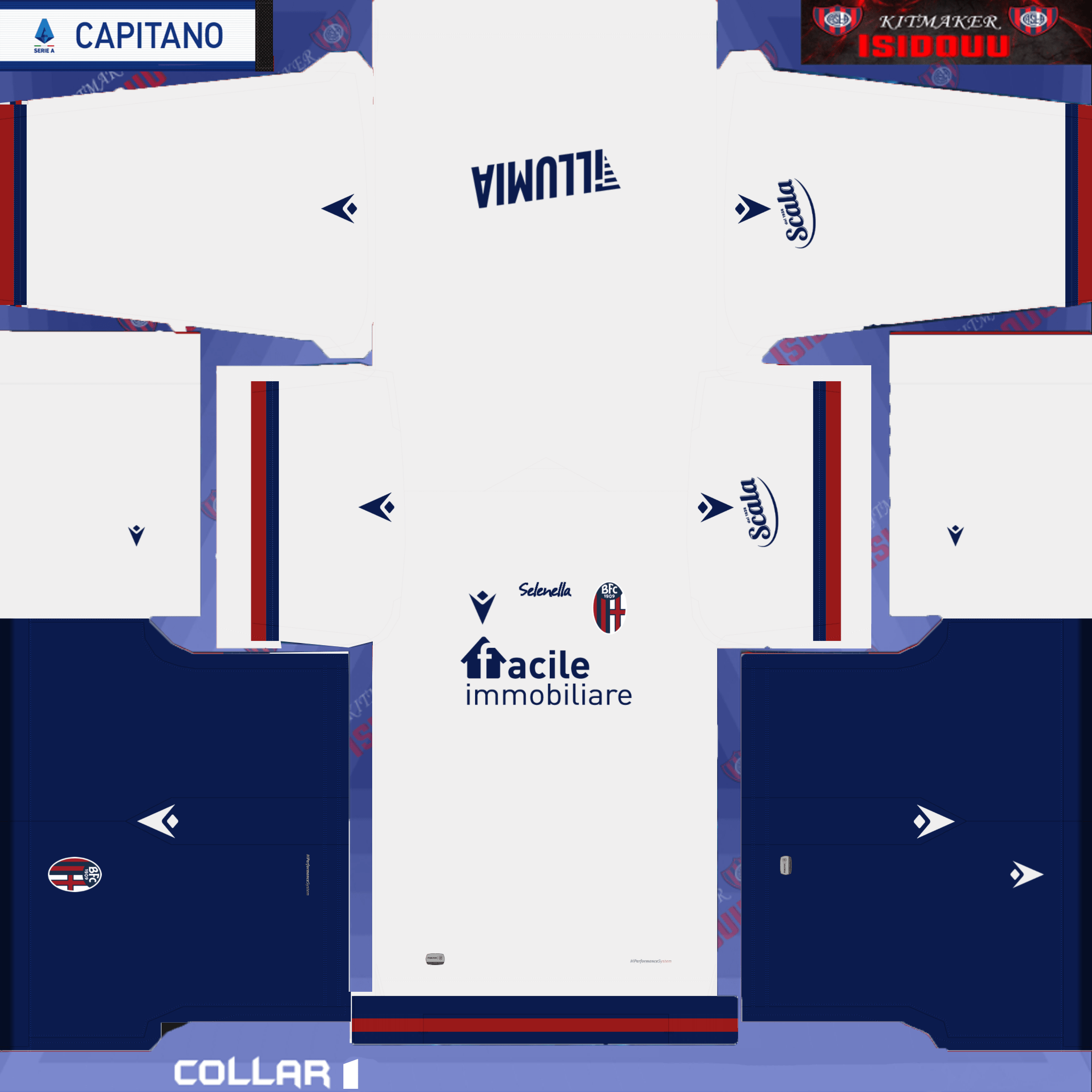 [KIT] Bologna Away Kit 2122 (without bologna pattern) r/WEPES_Kits