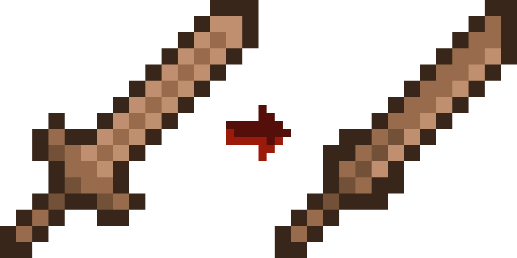 Making every Terraria sword into a katana Part 1 r/Terraria