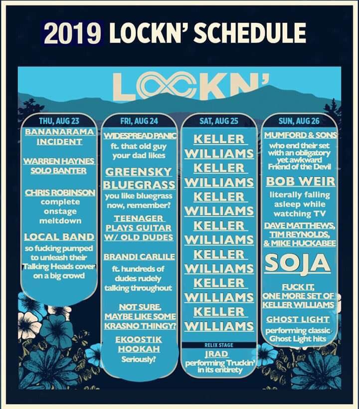 lockn' 2023 schedule 69 best r/lockn images on Pholder Lockn updates website with see you