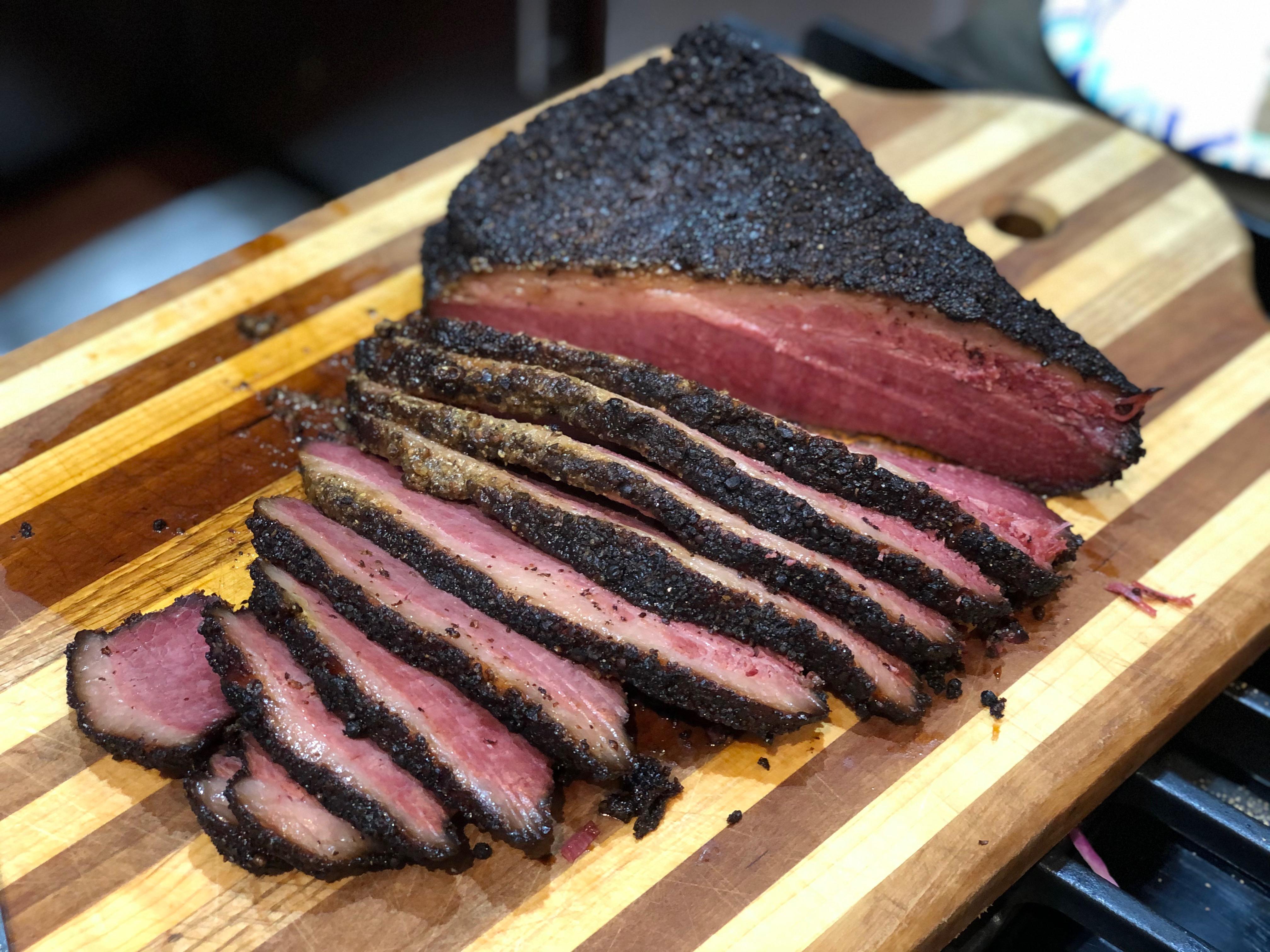 big green egg pastrami brined for 7 days and smoked for 8 hours r/BBQ