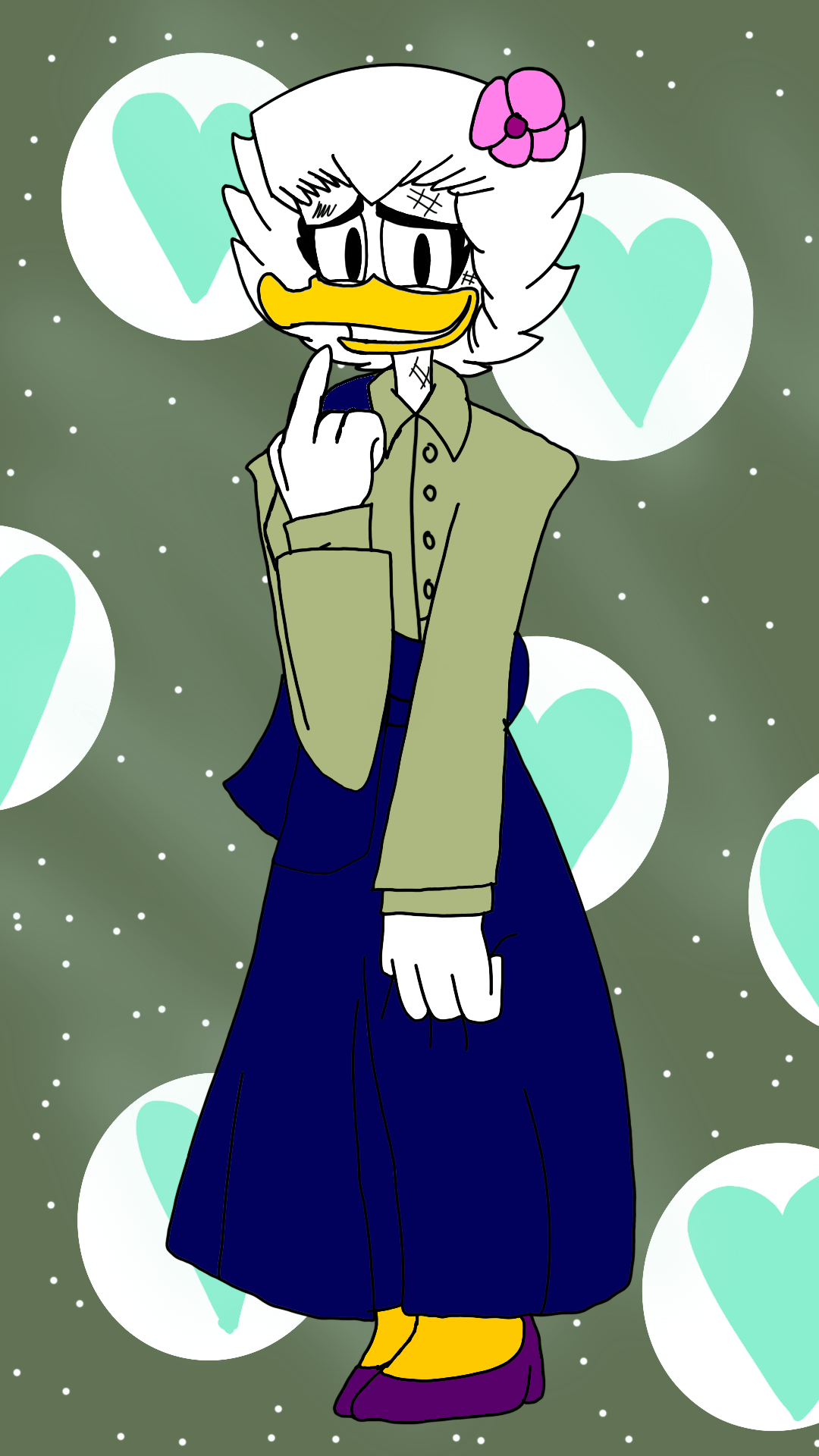 Matilda Mcduck in 1987. She was only 24 at that time. She was very poor