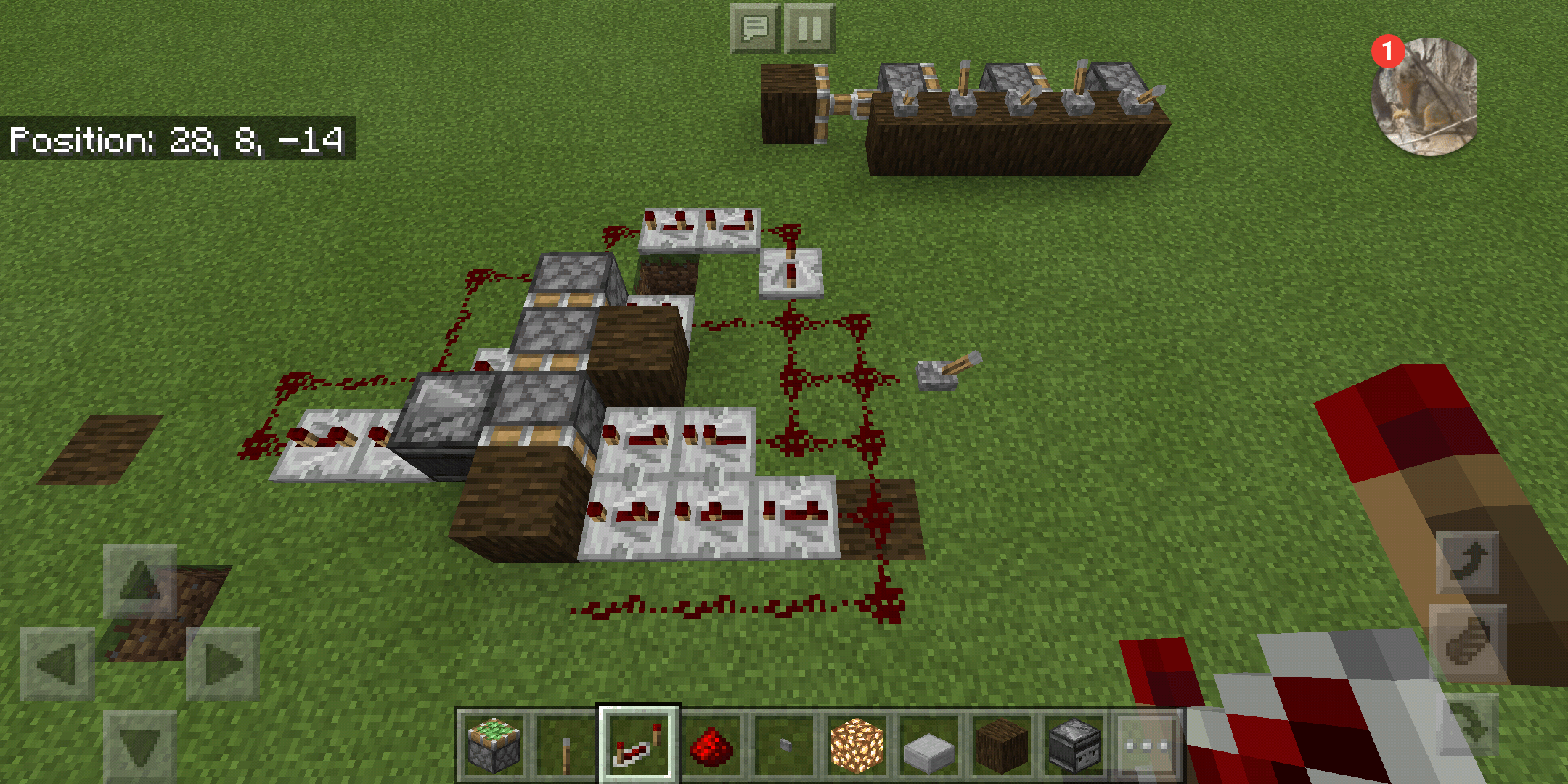 Triple piston extender in Bedrock! Woot! r/Minecraft