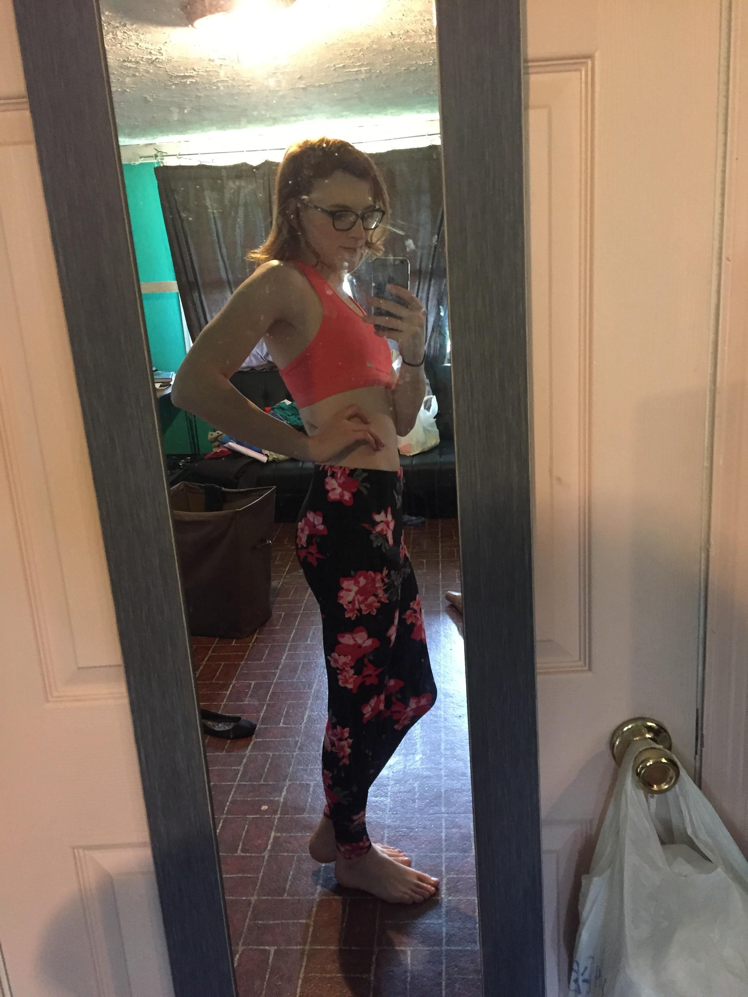 Got a new workout outfit today I really like it. Trans girl 9 months HRT r/transpositive