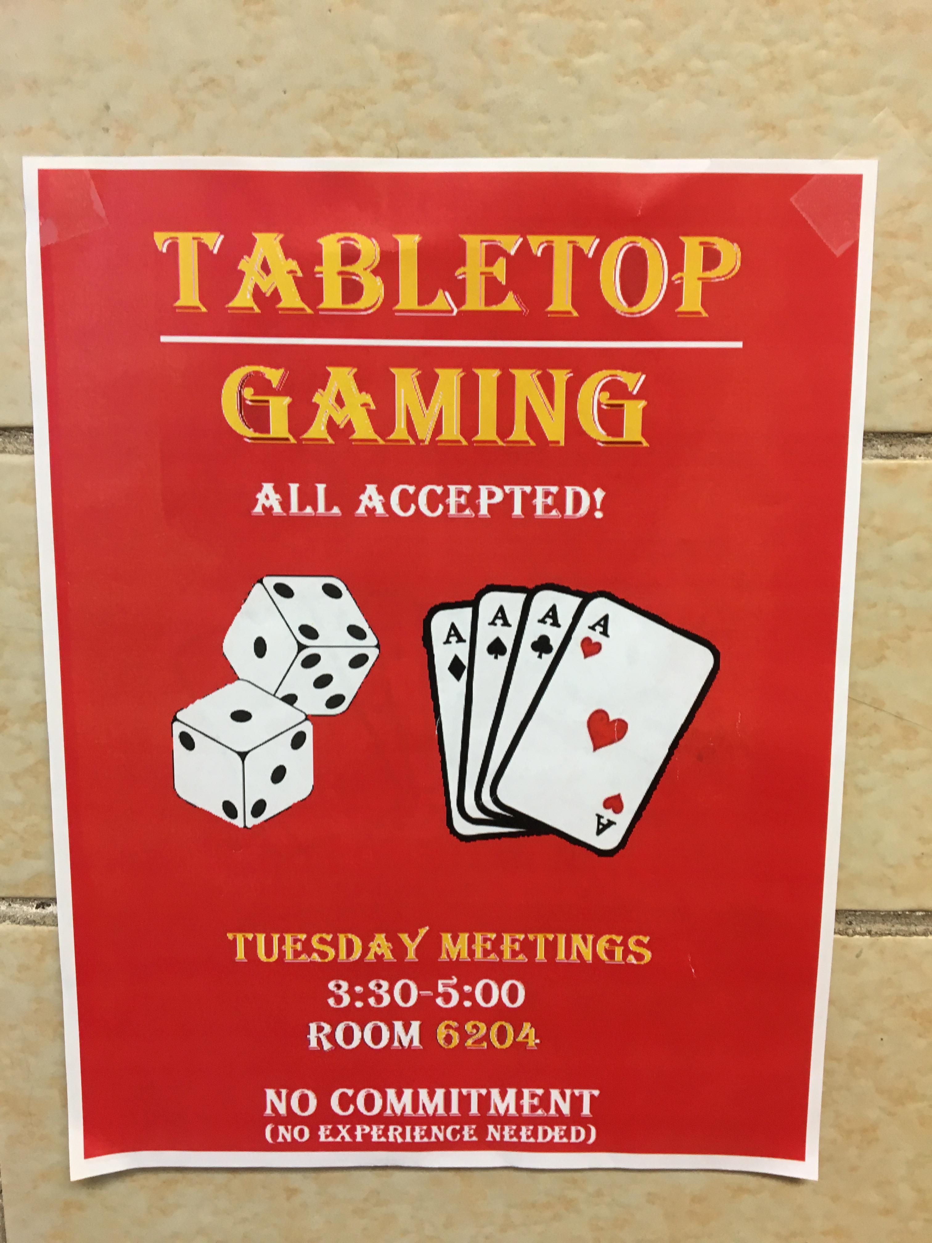 From the school board game club poster r/CrappyDesign