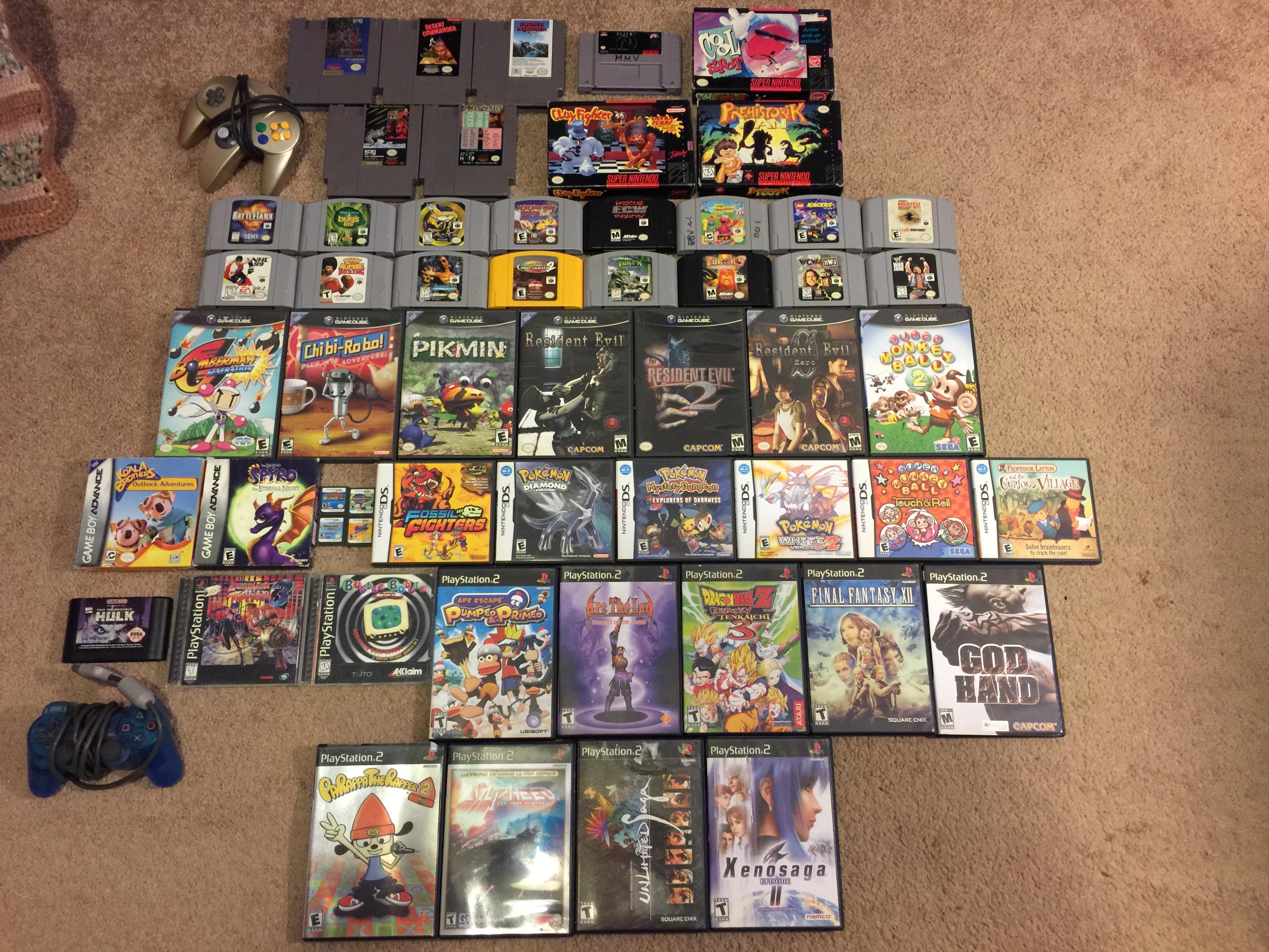Alaska game finds 2019. Collection pieces. r/gamecollecting
