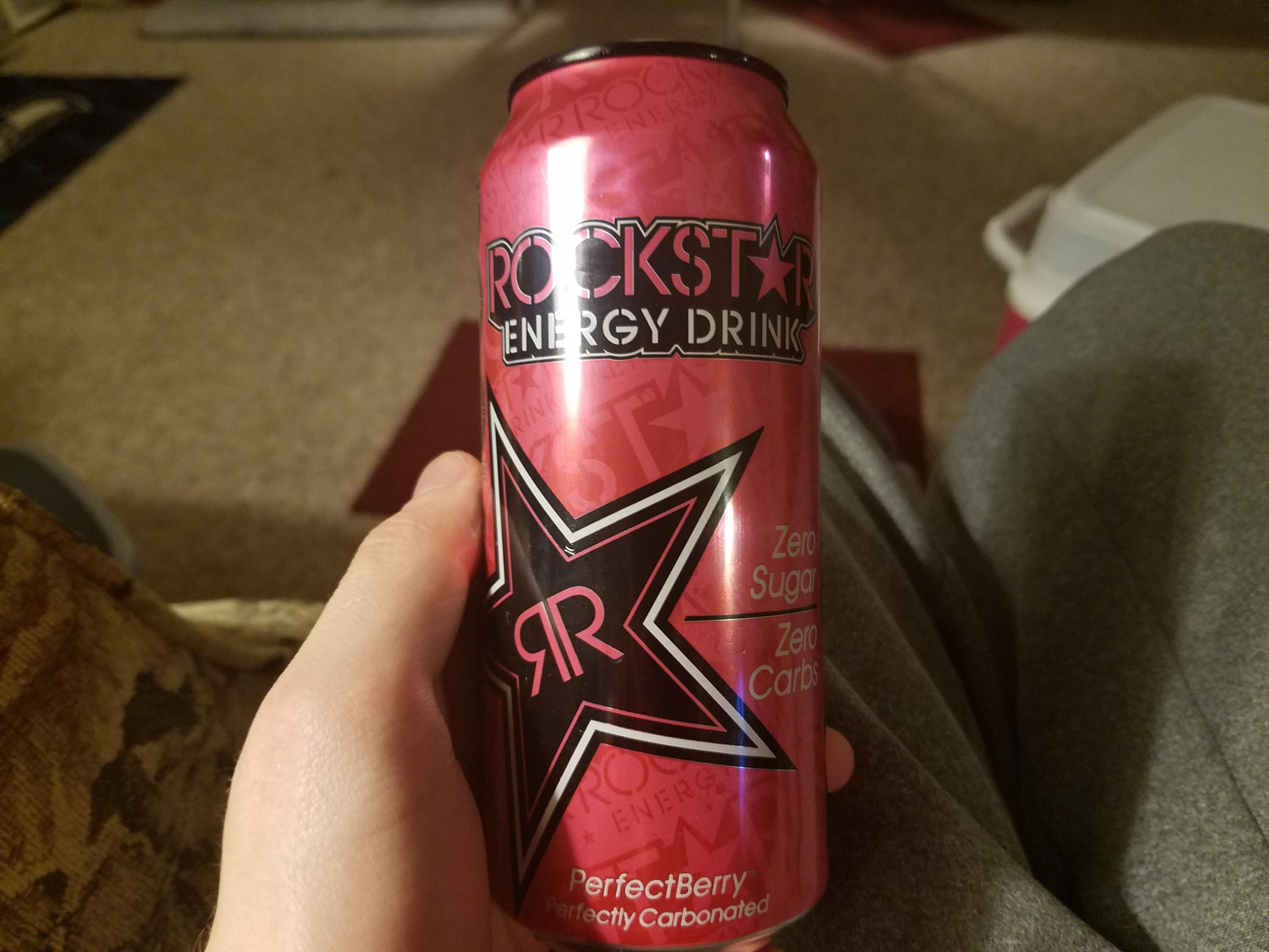 Rockstar Perfect Berry. Tastes kinda like a raspberry / blueberry mix