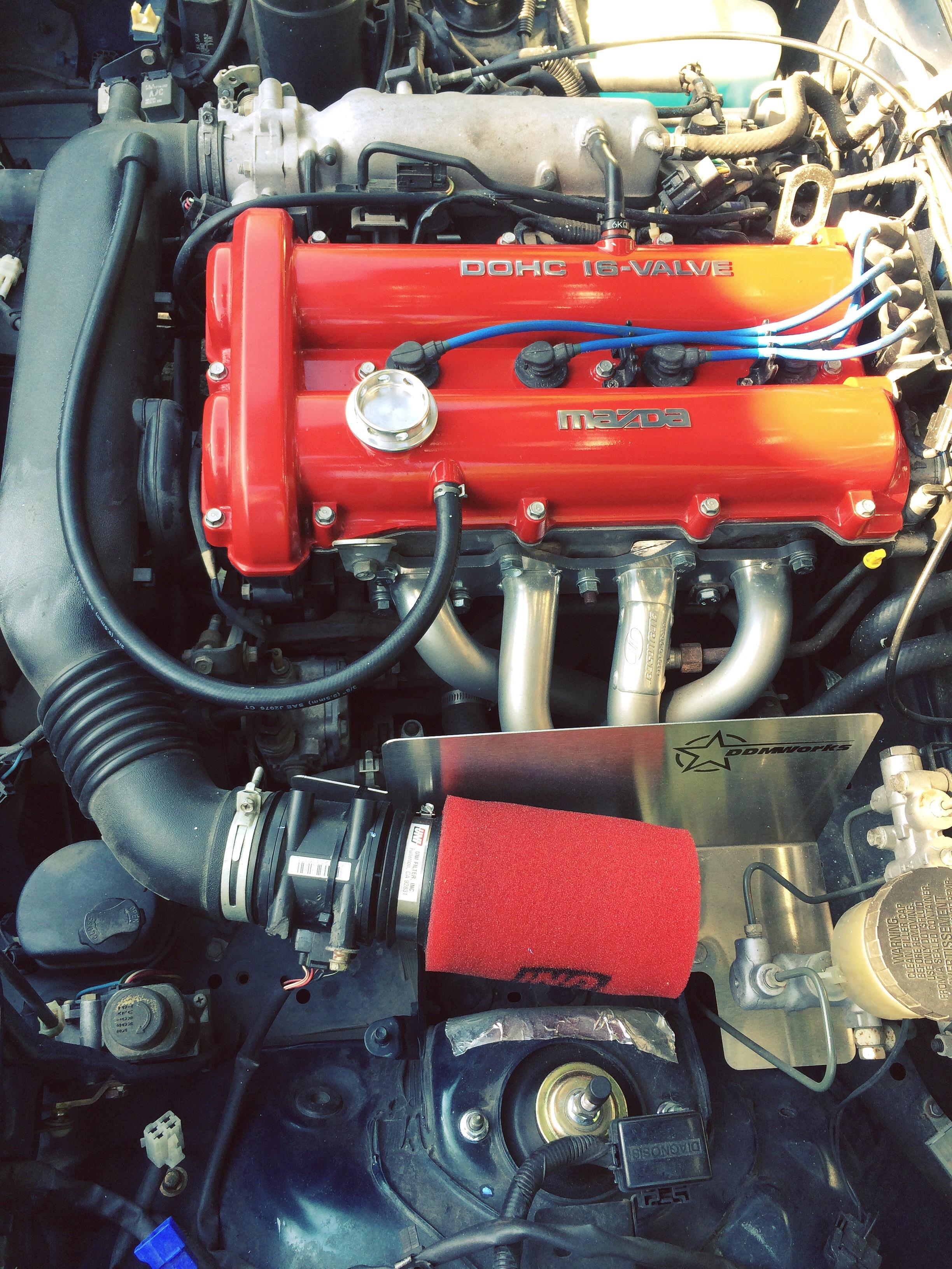 Polished up the valve cover r/Miata