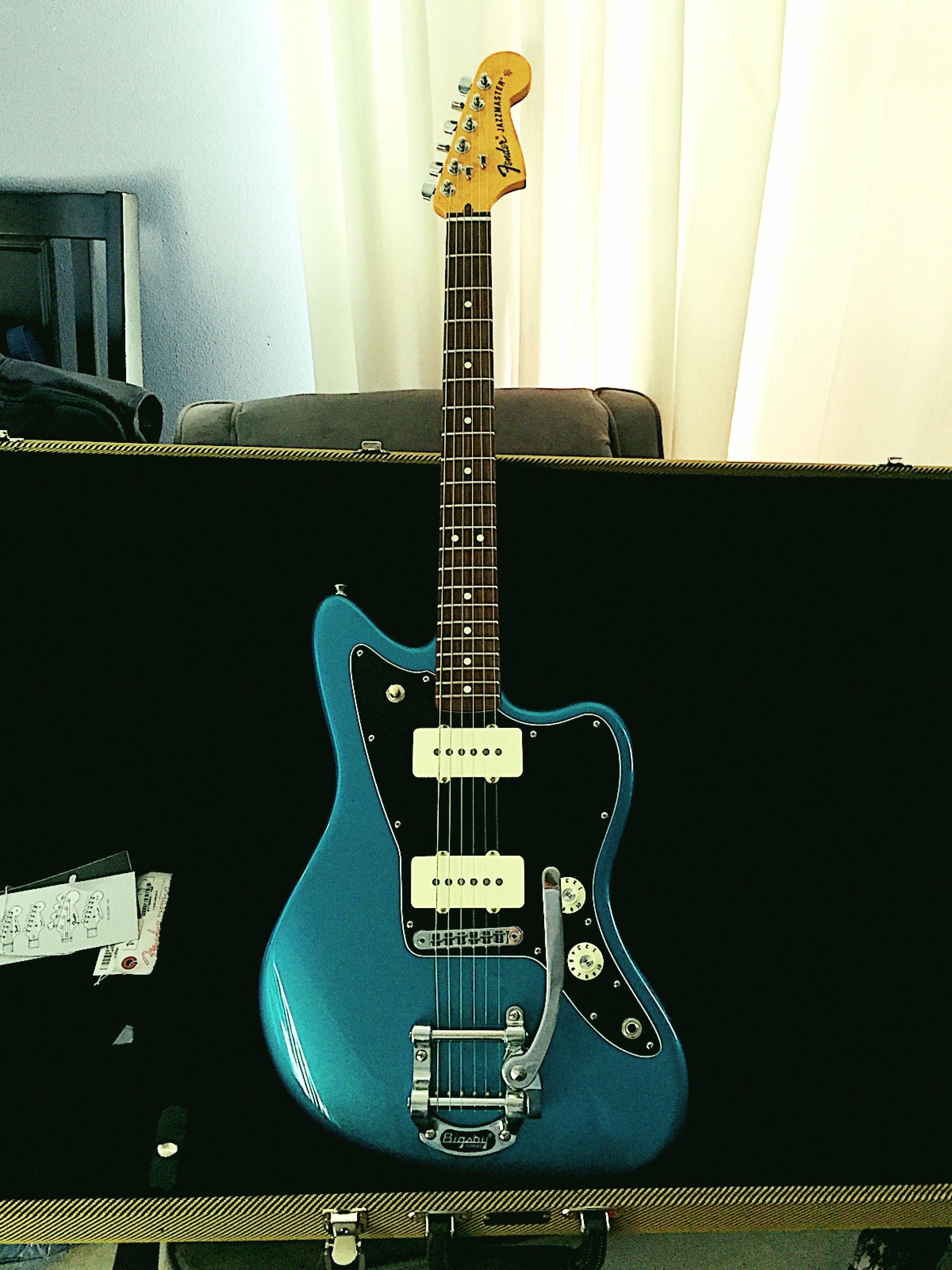 NGD Fender LE American Special Jazzmaster Bigsby in Ocean Turquoise