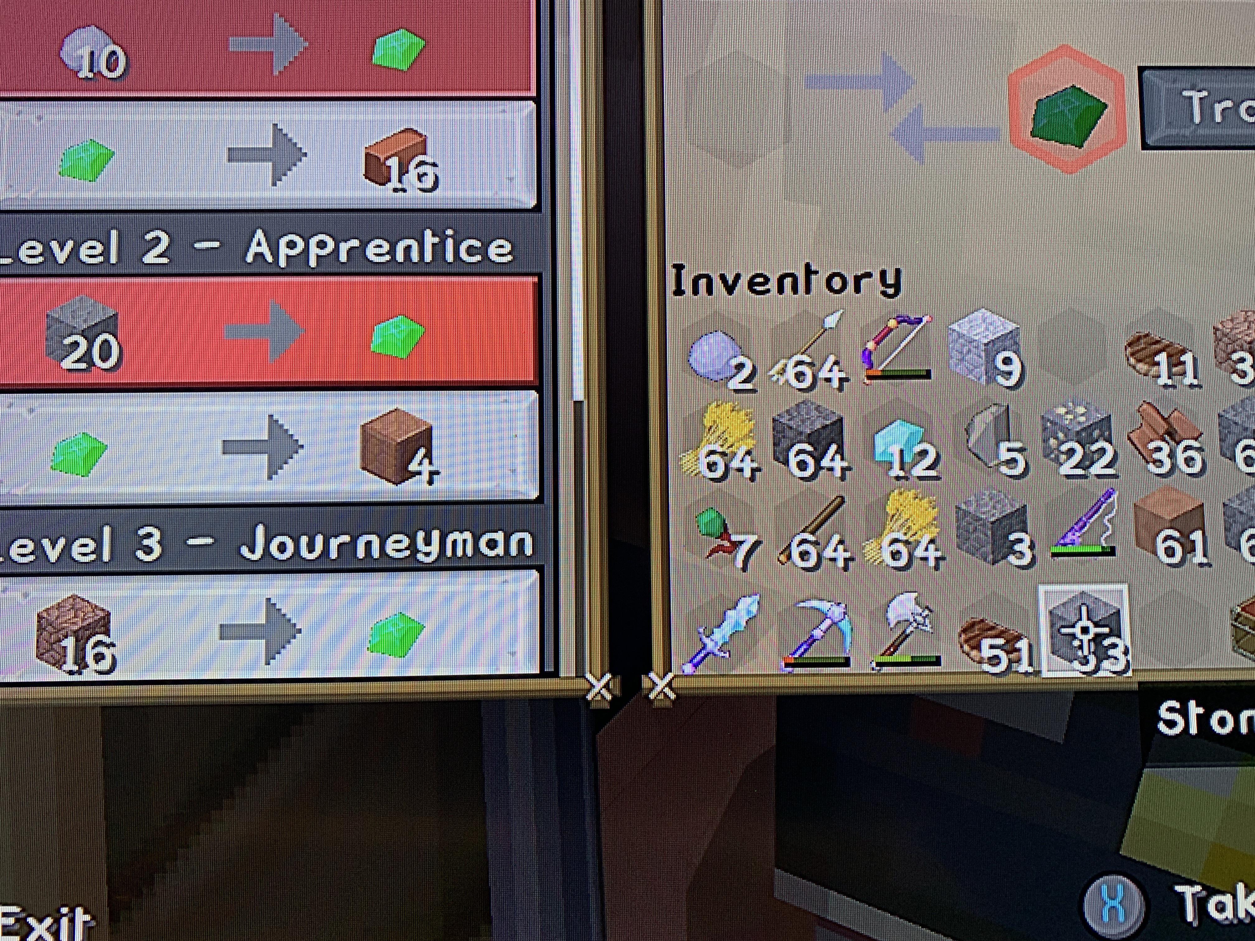 Why can’t I trade stone to my villager r/Minecraft