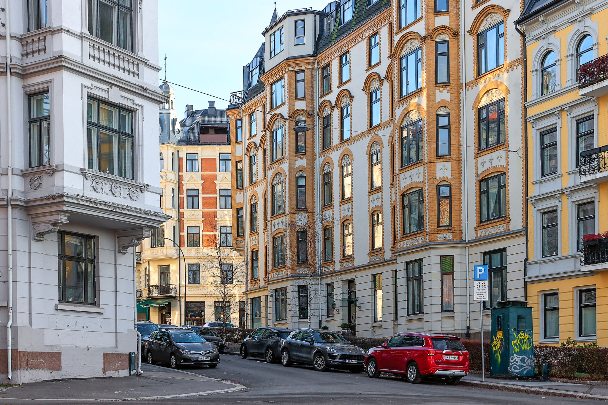 A street at Frogner in Oslo, Norway r/CityPorn