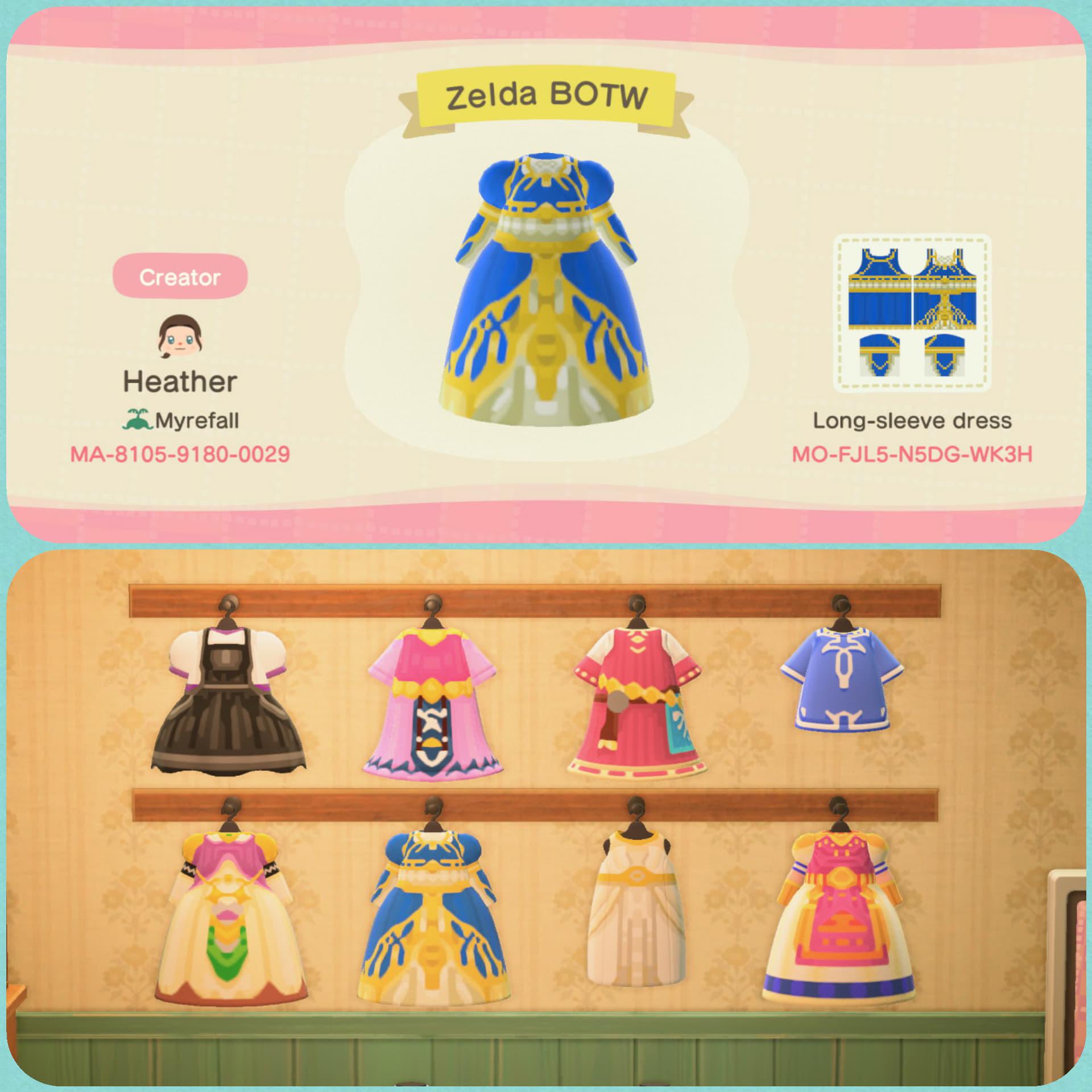 Spent a few hours recreating Zelda's dresses from the various games. I