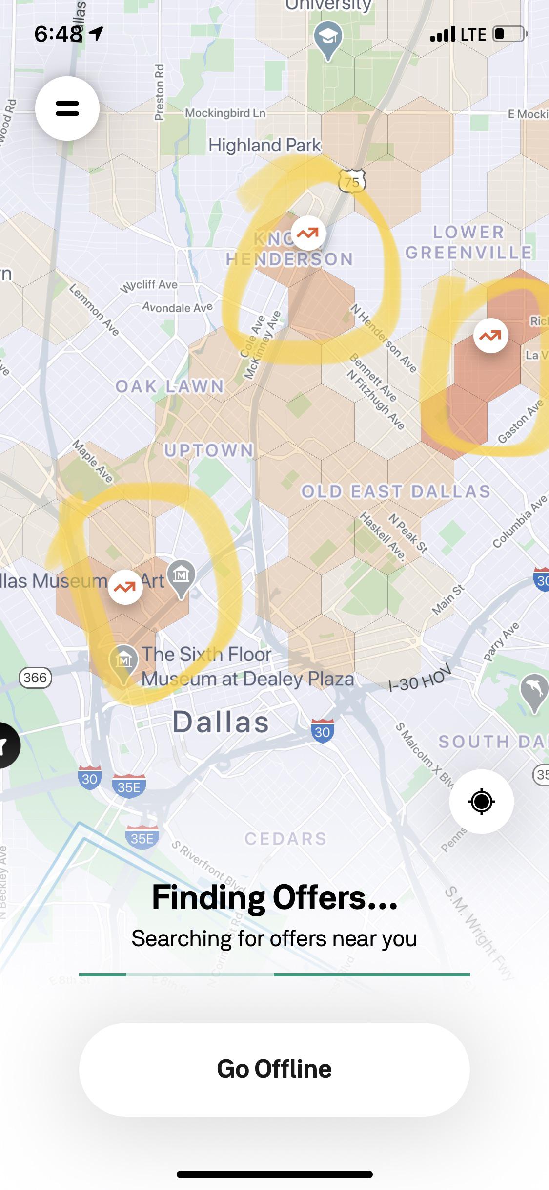 This is new....so these little icons started popping up on my postmates