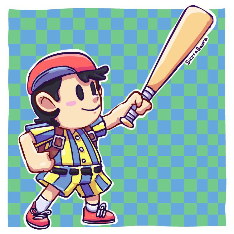 I drew a ness ready to play some baseball!!! r/earthbound