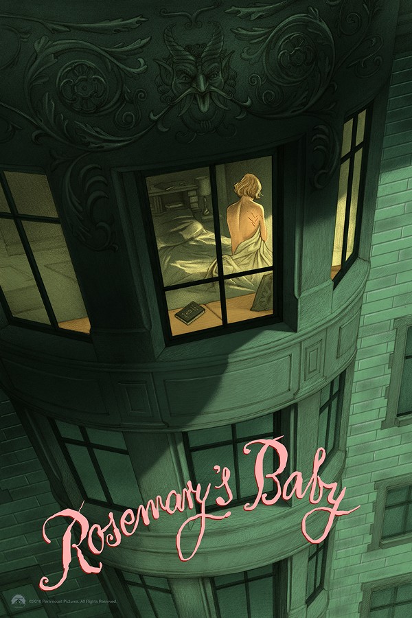 I love the original poster for Rosemary's Baby, but this would've been