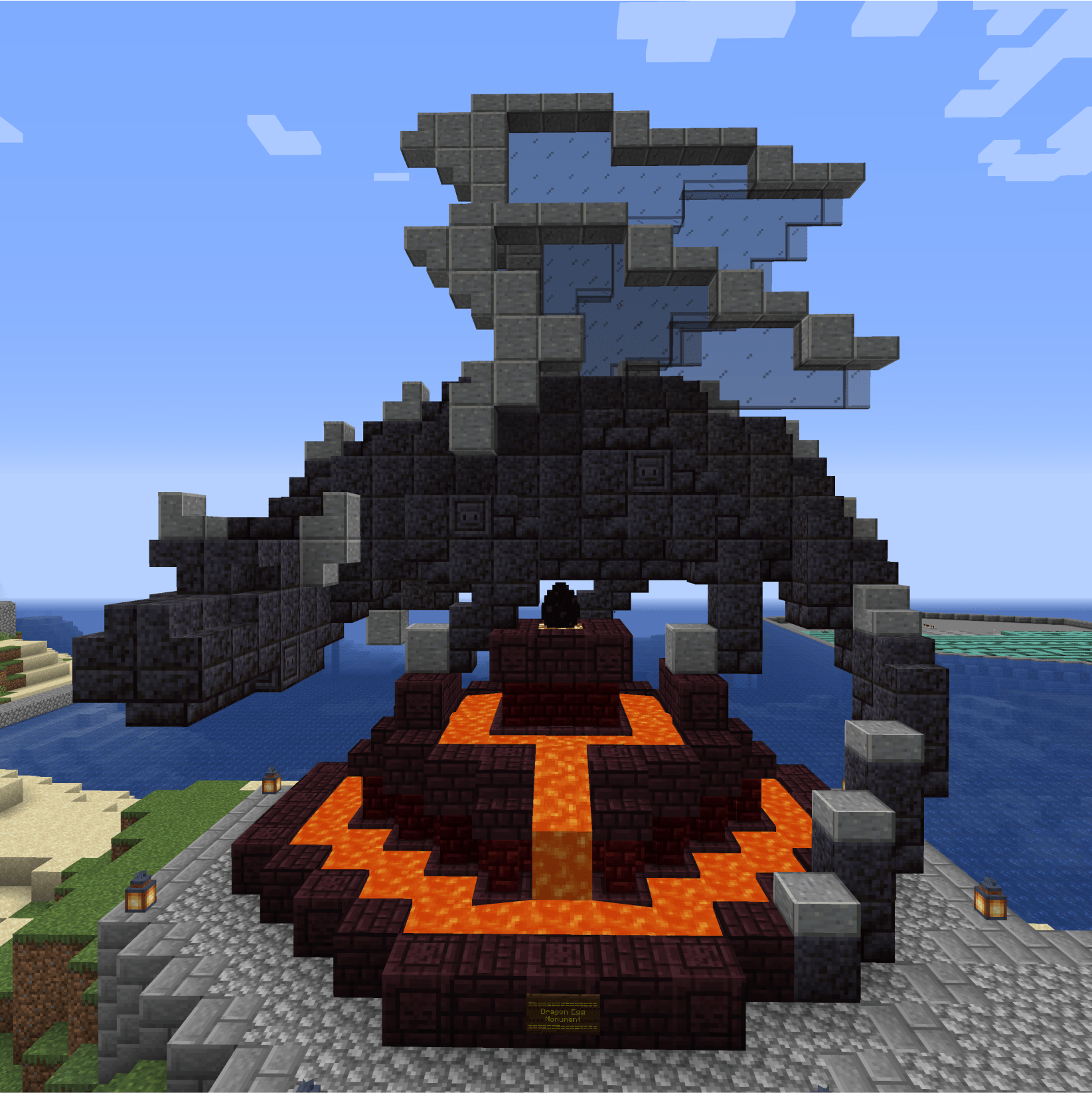 Minecraft Dragon Egg Monument