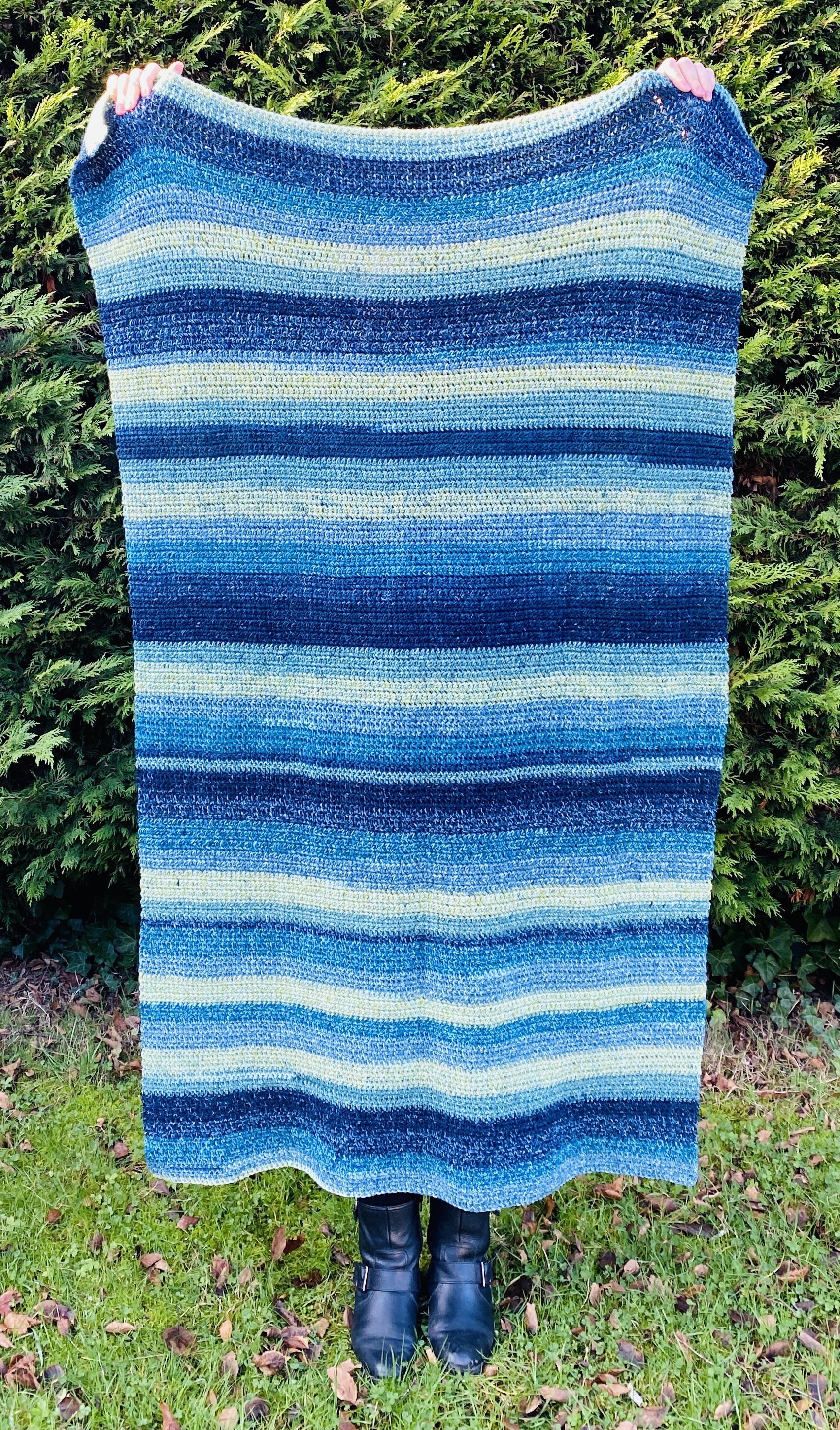 I made a Yoga Blanket! CrochetBlankets