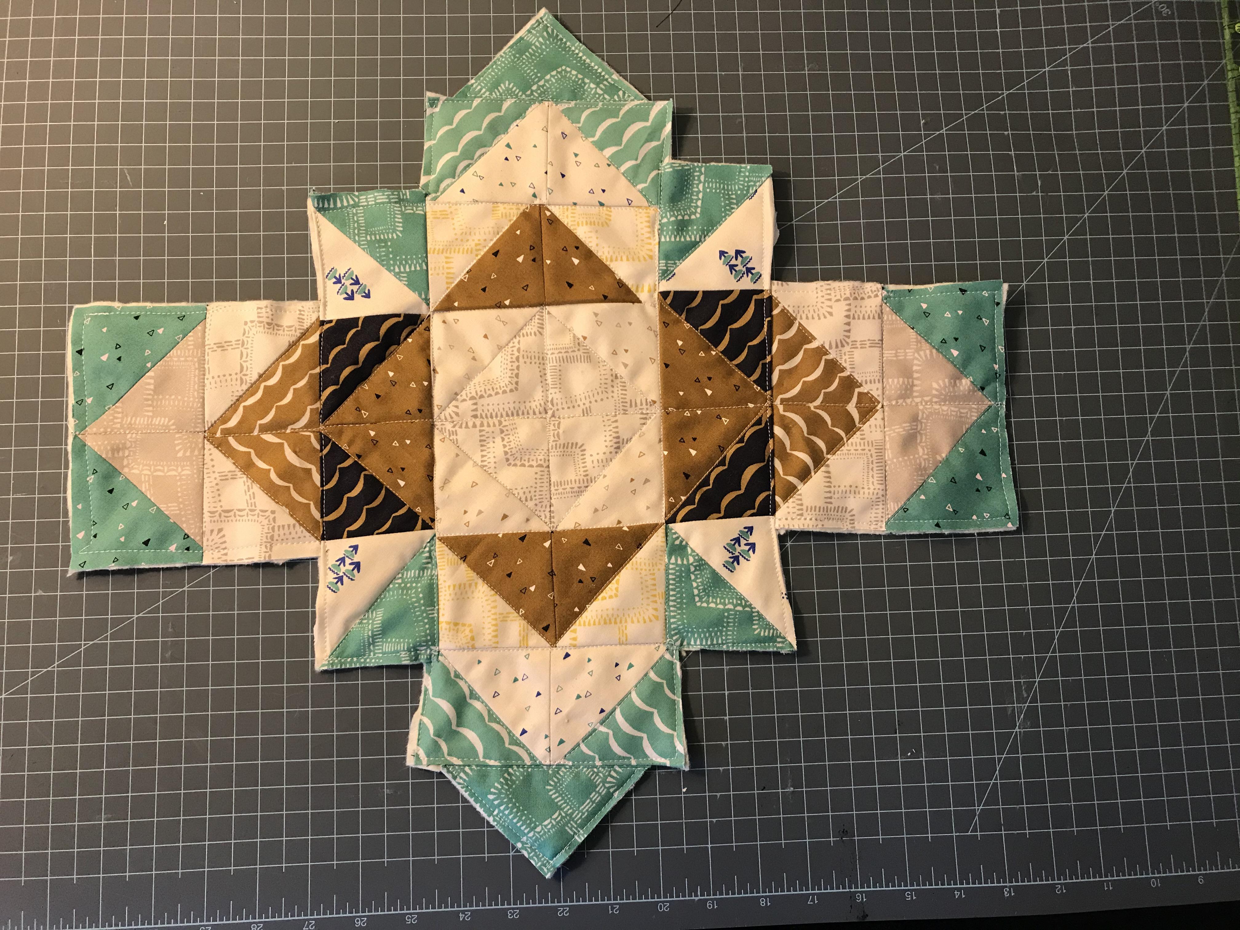 I made a thing... wall hanging? Placemat? Idk but I like it! Need