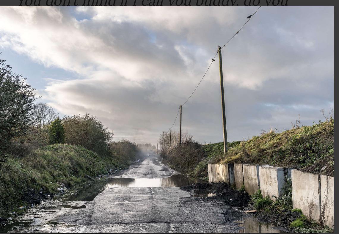 DUNSINK LANE It passes through large empty fields, a dump and the