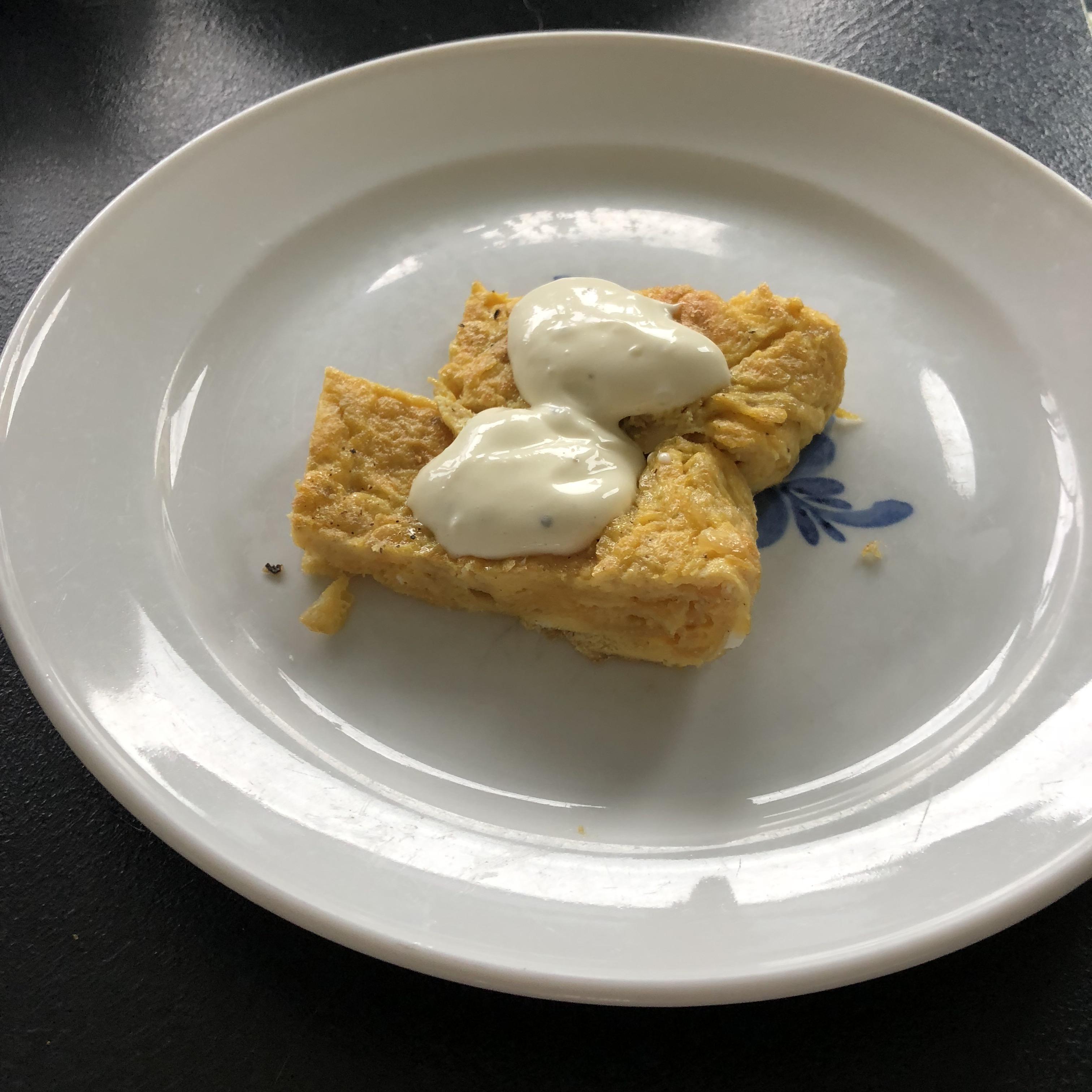 Made the cheaty spanish potato chip tortilla r/seriouseats