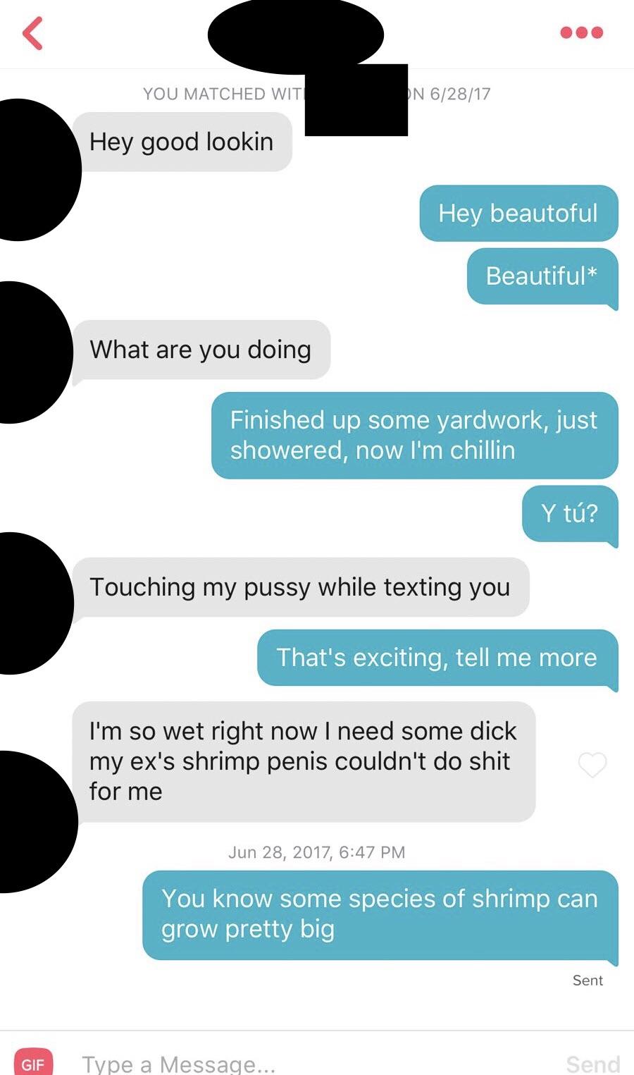 One of my friend’s matches. Maybe she’s allergic to