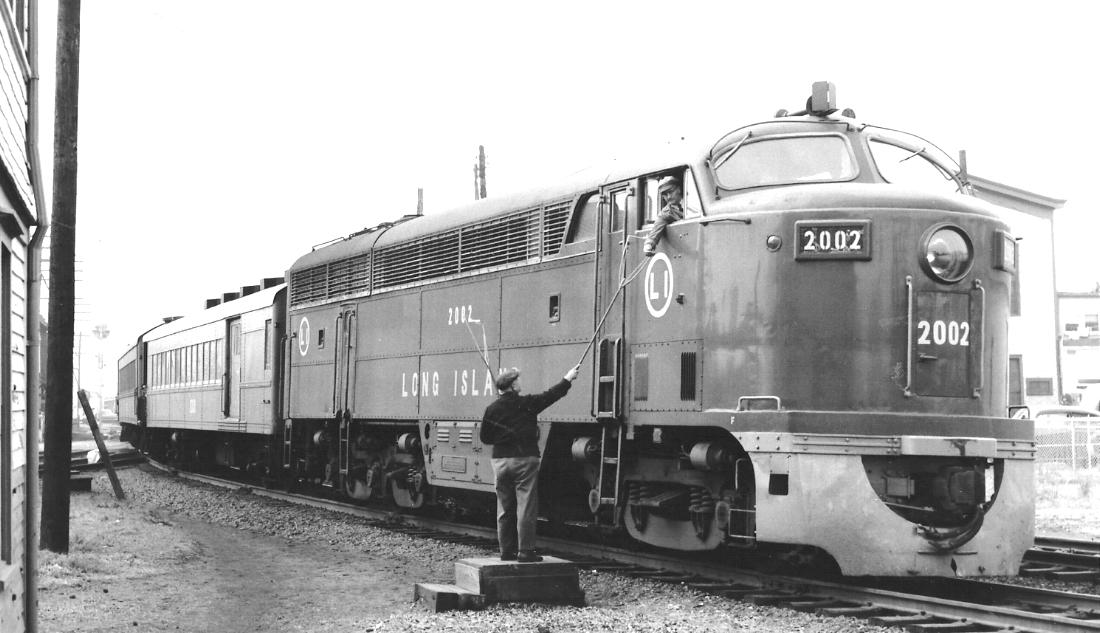 The Long Island Rail Road crew aboard FairbanksMorse CPA205 2002