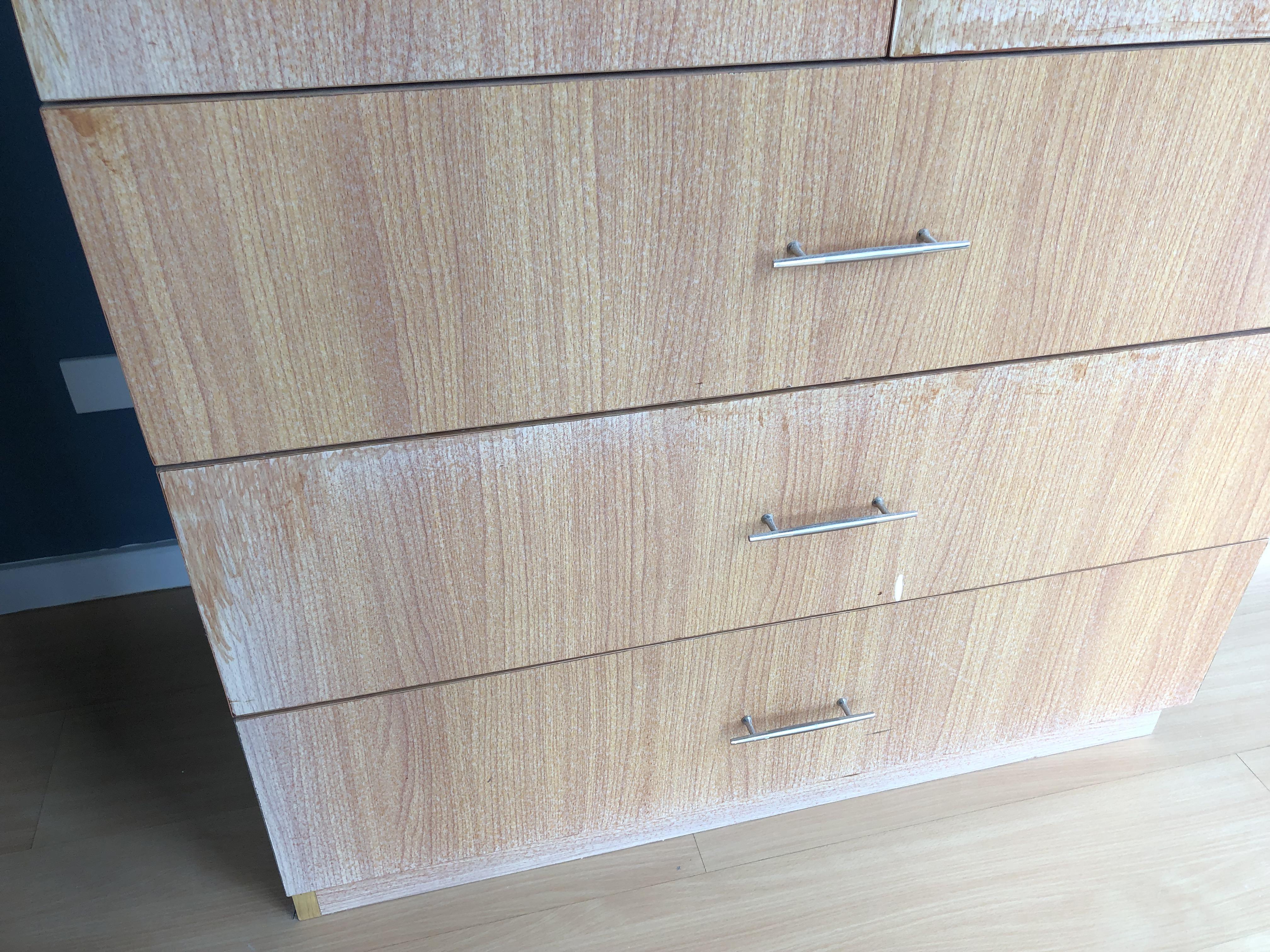 How do I restore this laminate wardrobe to its original finish? Help! r/howto