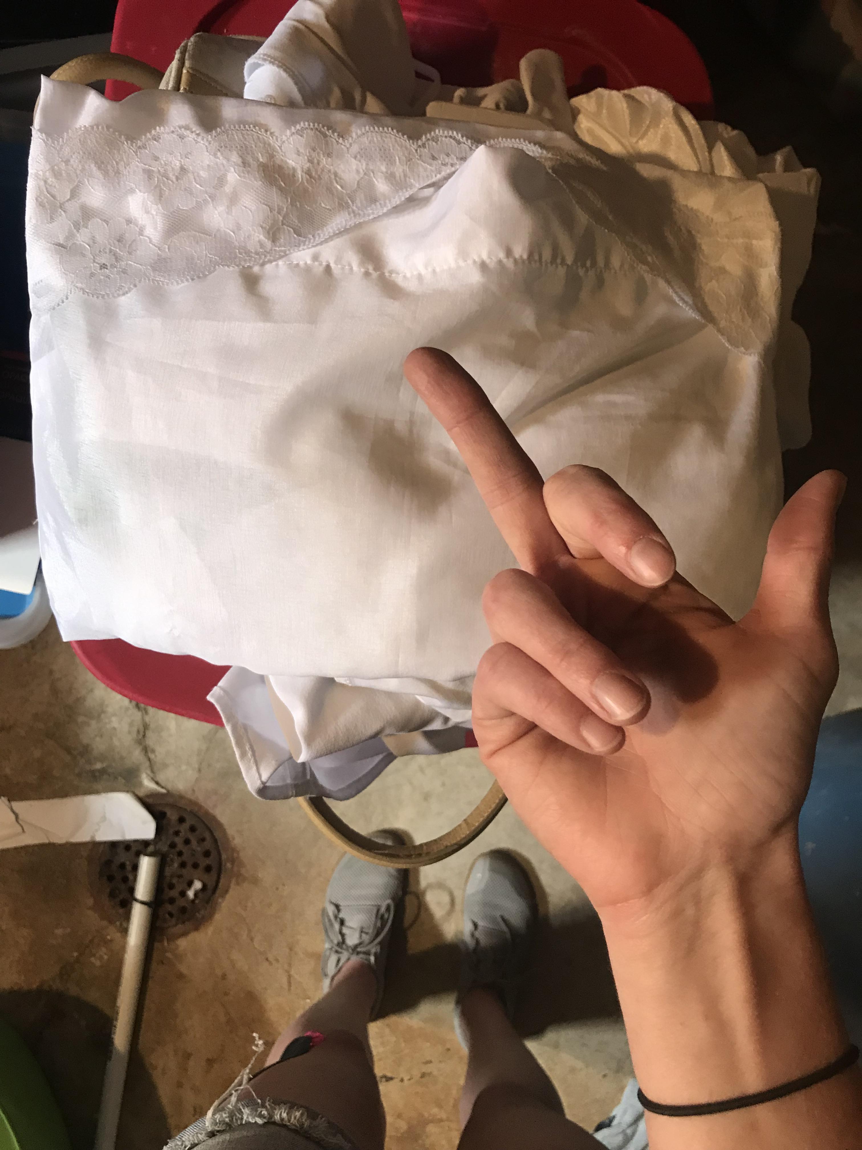 I finally threw out my temple clothes. Now I’m having a moment and need hugs. Holding