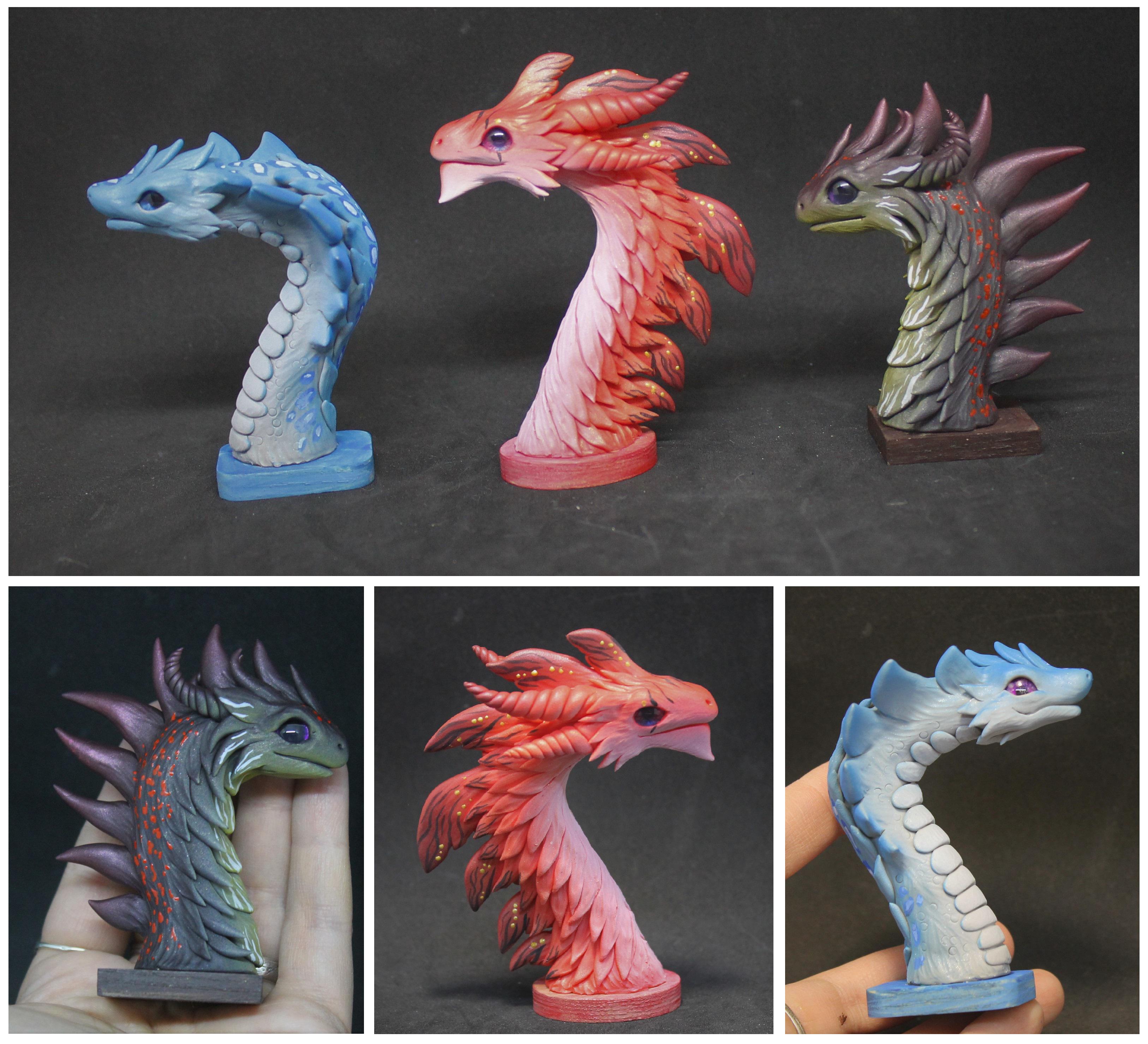 [Self] New dragon head r/Sculpture