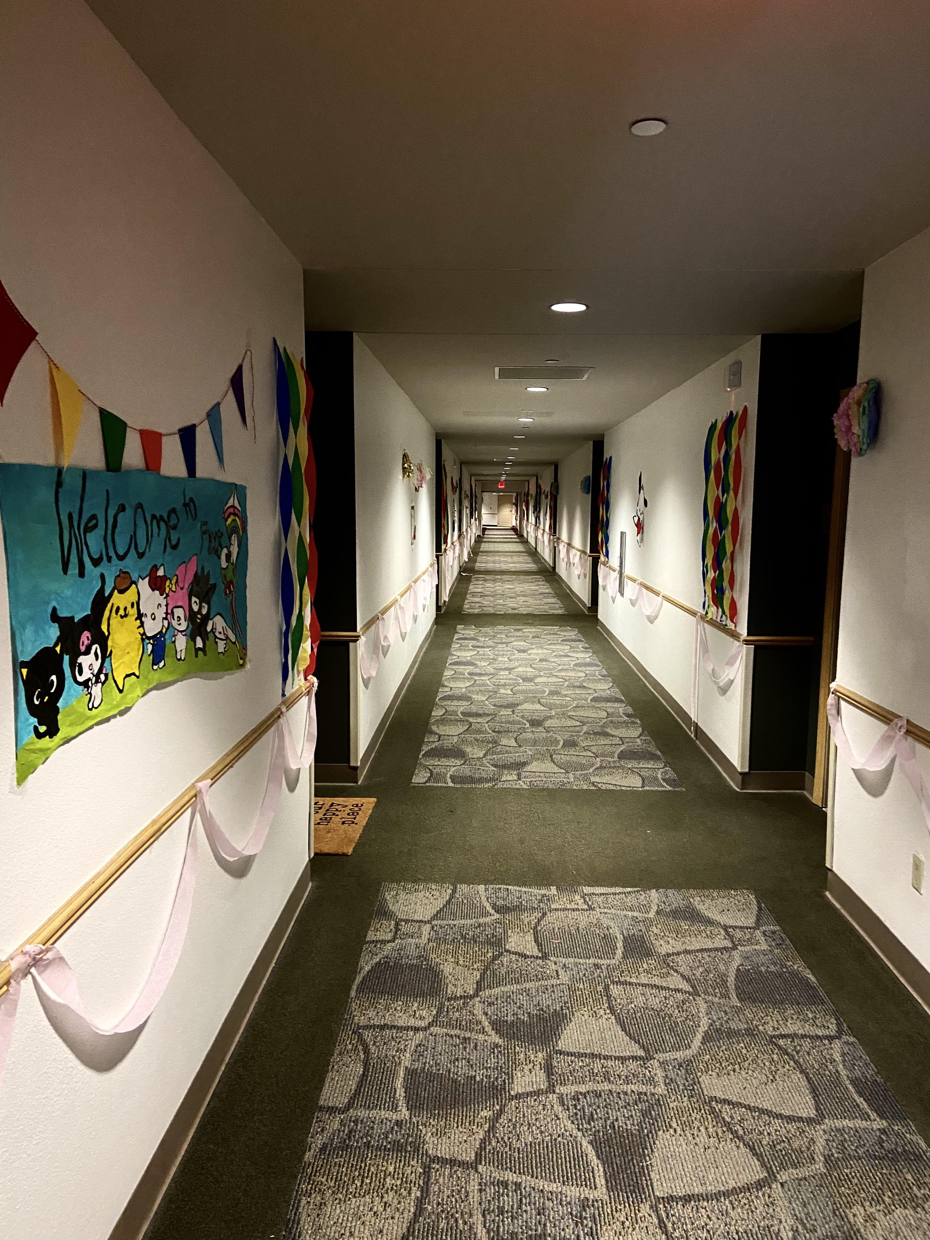 college dorm hallway r/LiminalSpace