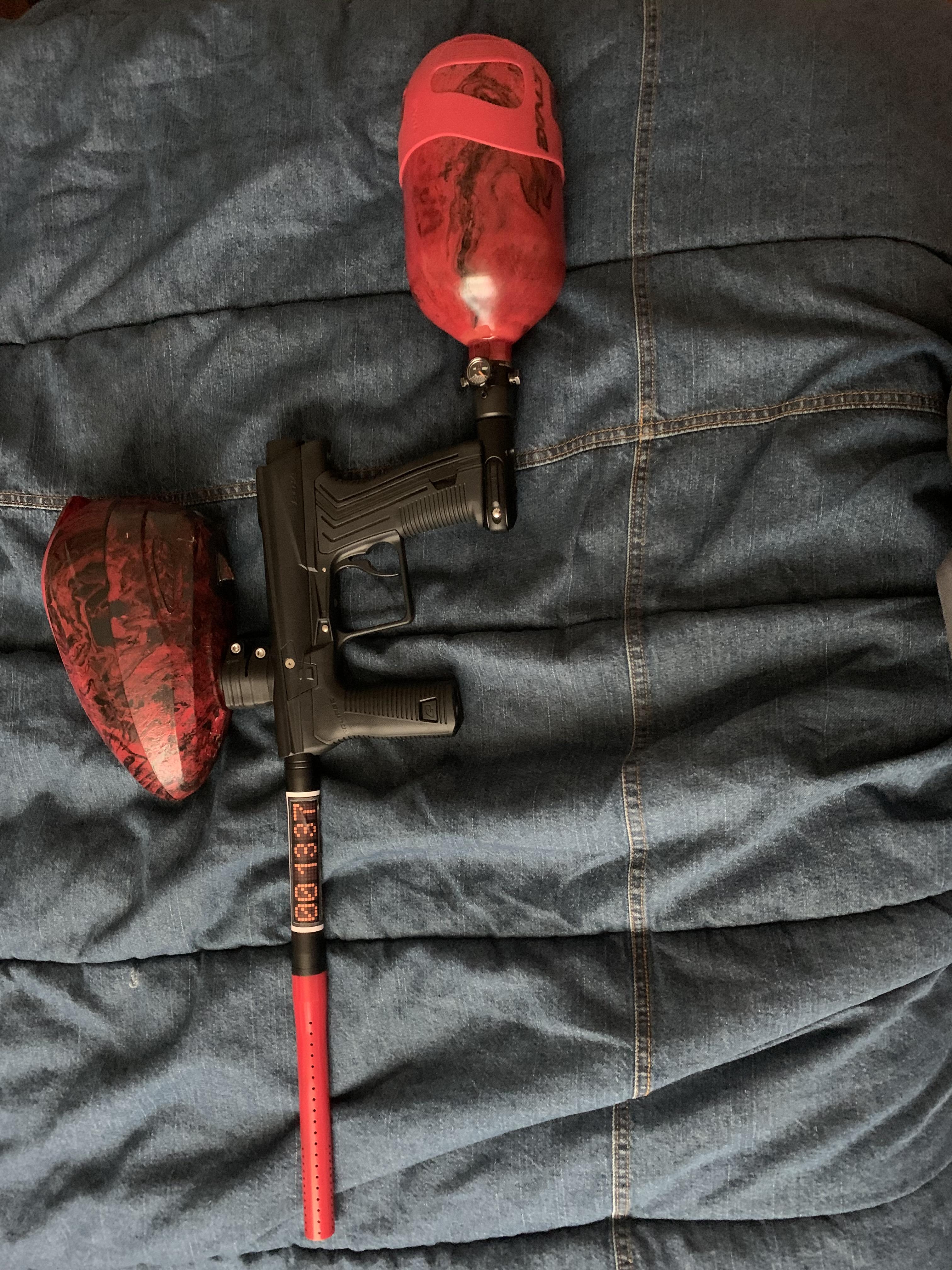 Finally done. Custom hydro dipped/painted etha 2 setup. Did it myself