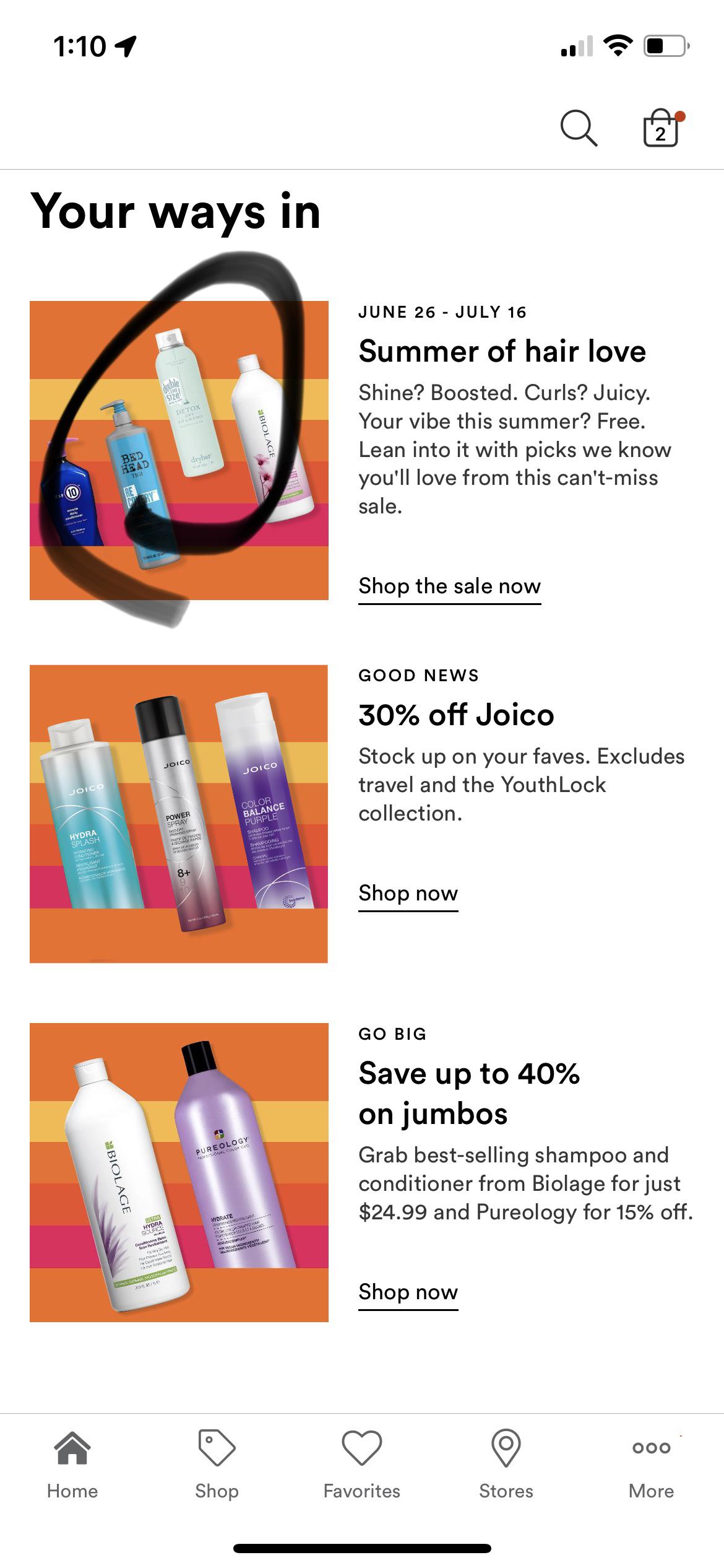 drybar on sale? r/Ulta