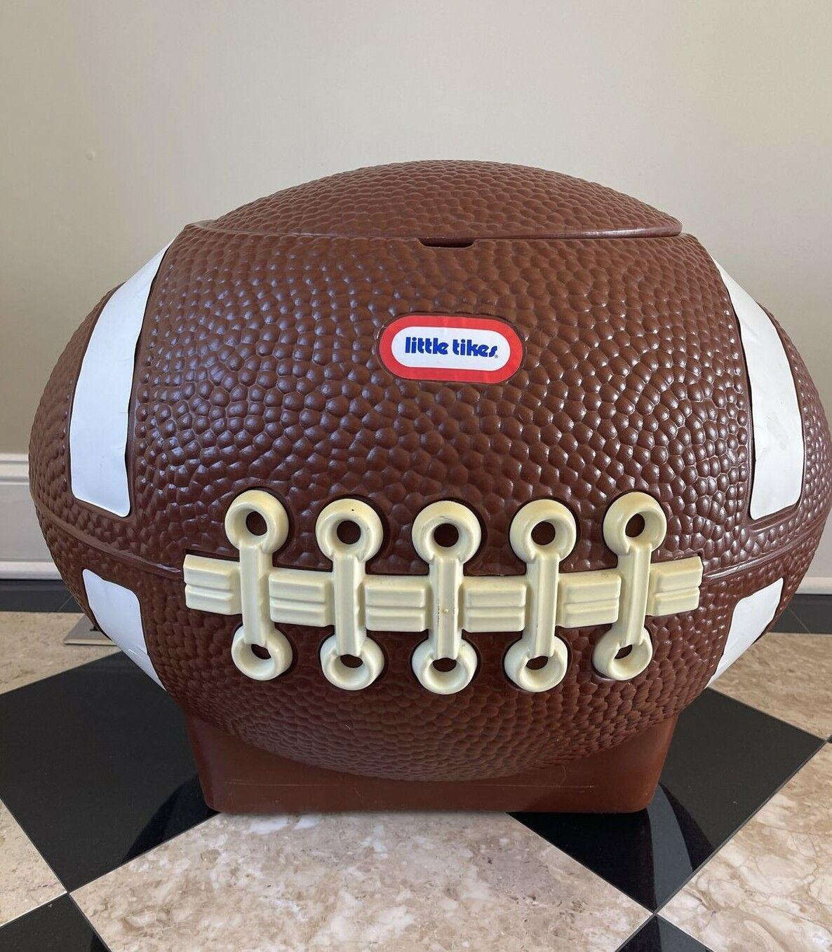 The Little Tikes football toy box/bin r/nostalgia
