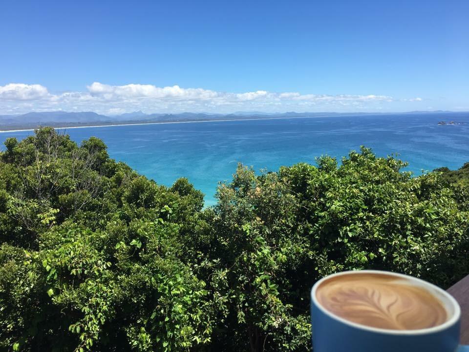 Flat white in Byron Bay, Australia r/coffeewithaview