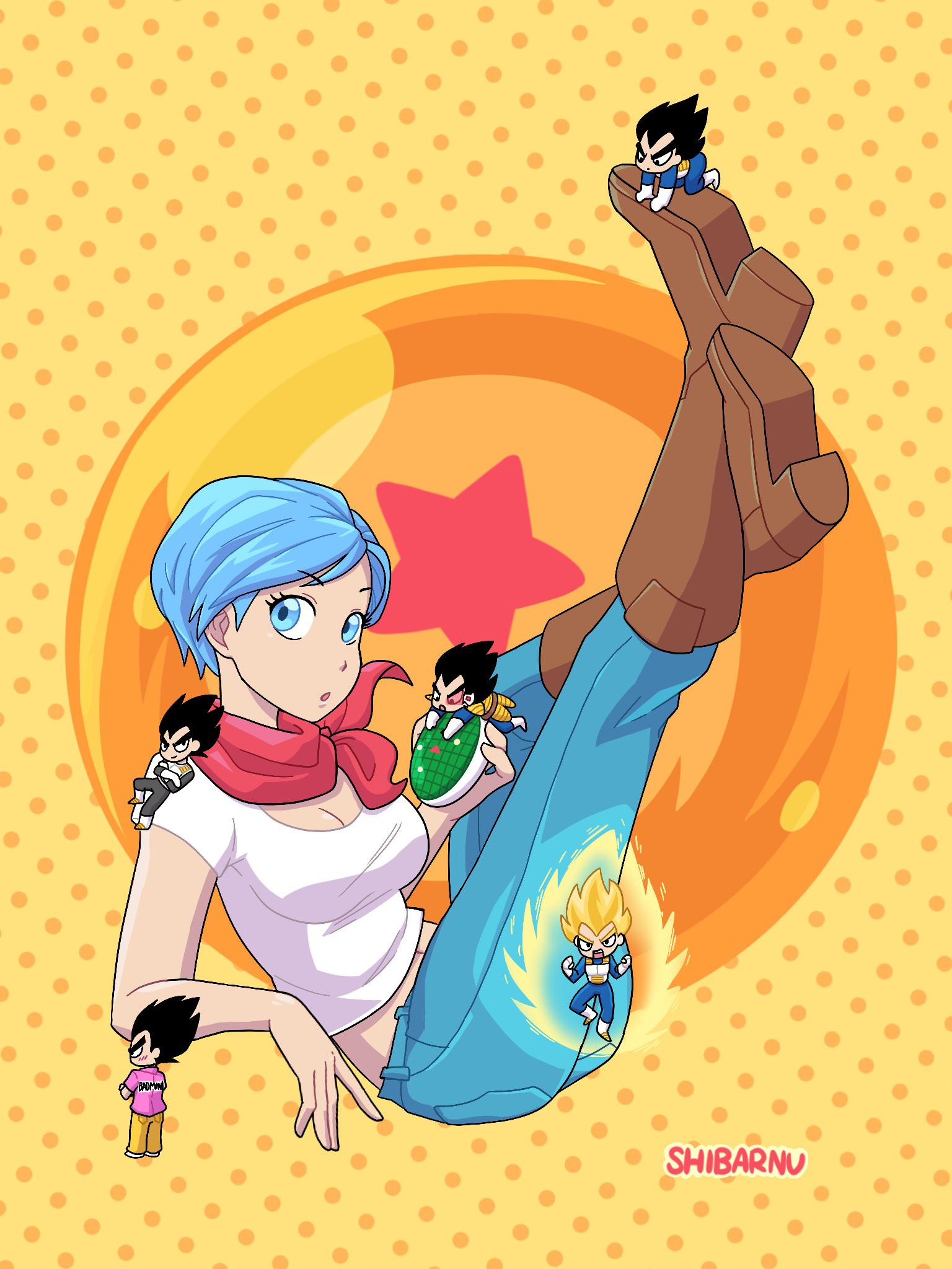 Dbz Vegeta And Bulma