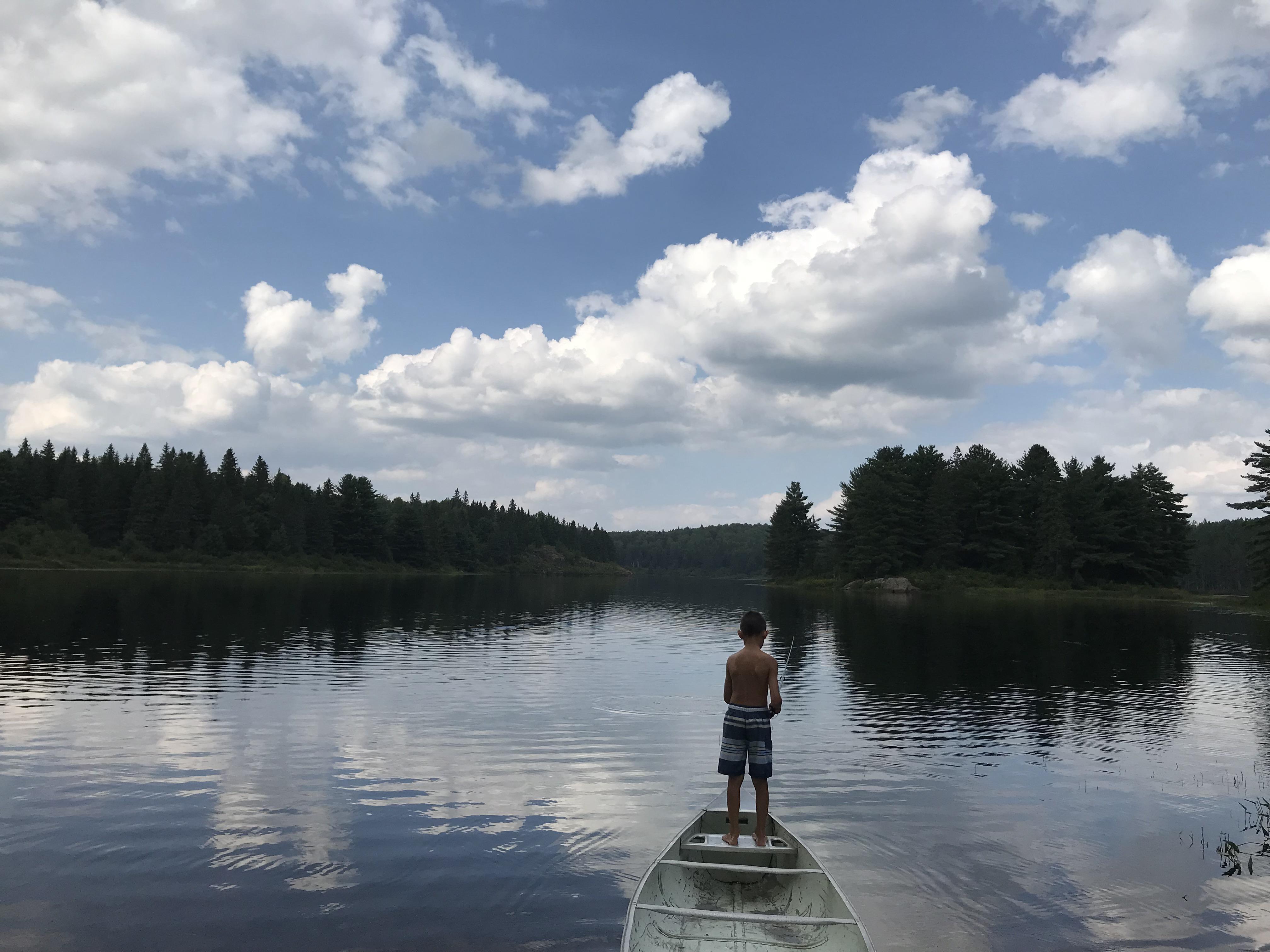 Fishing Kearney Lake, Algonquin Park. r/ontario
